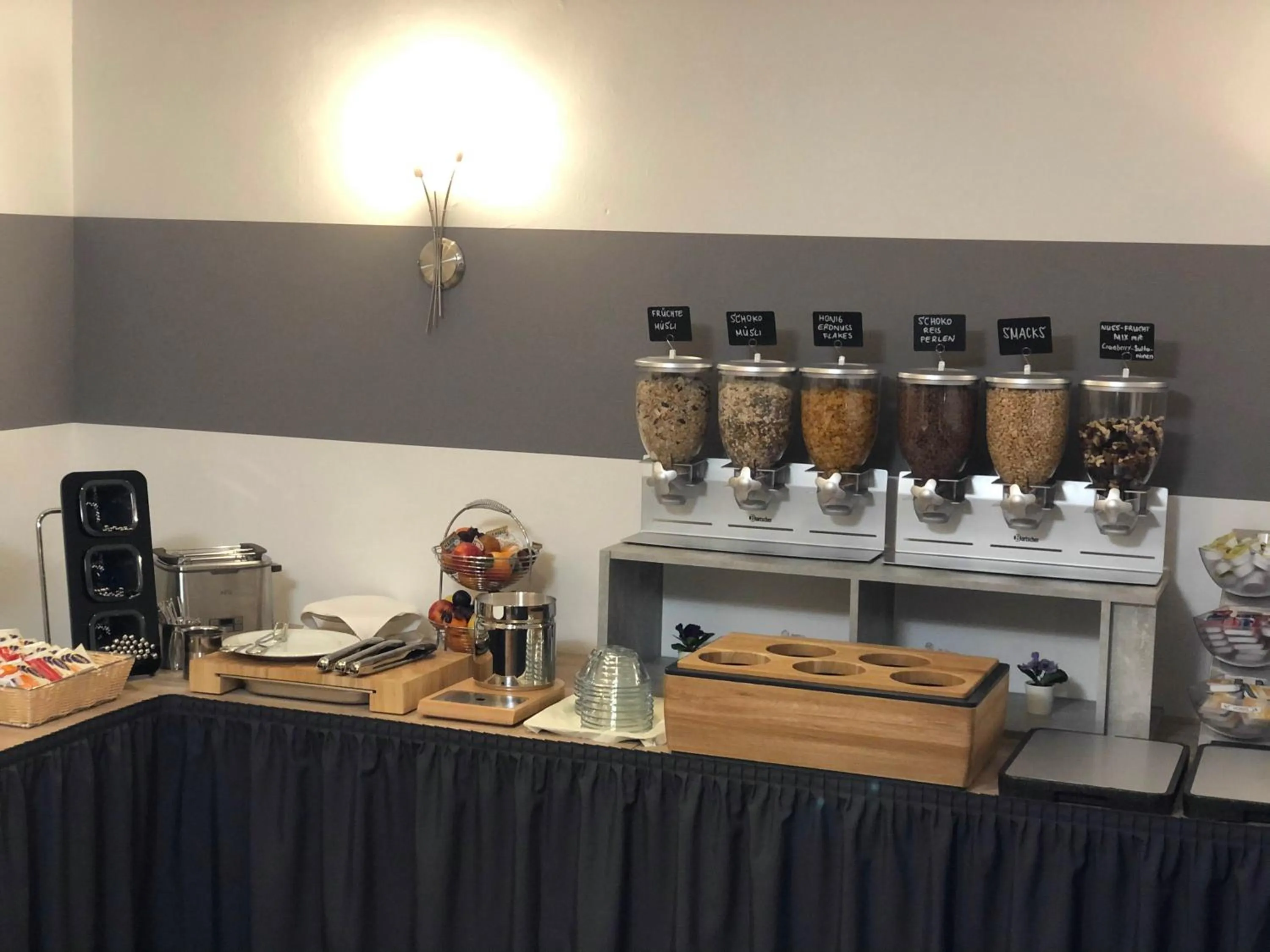 Continental breakfast in Hotel Bad Driburg