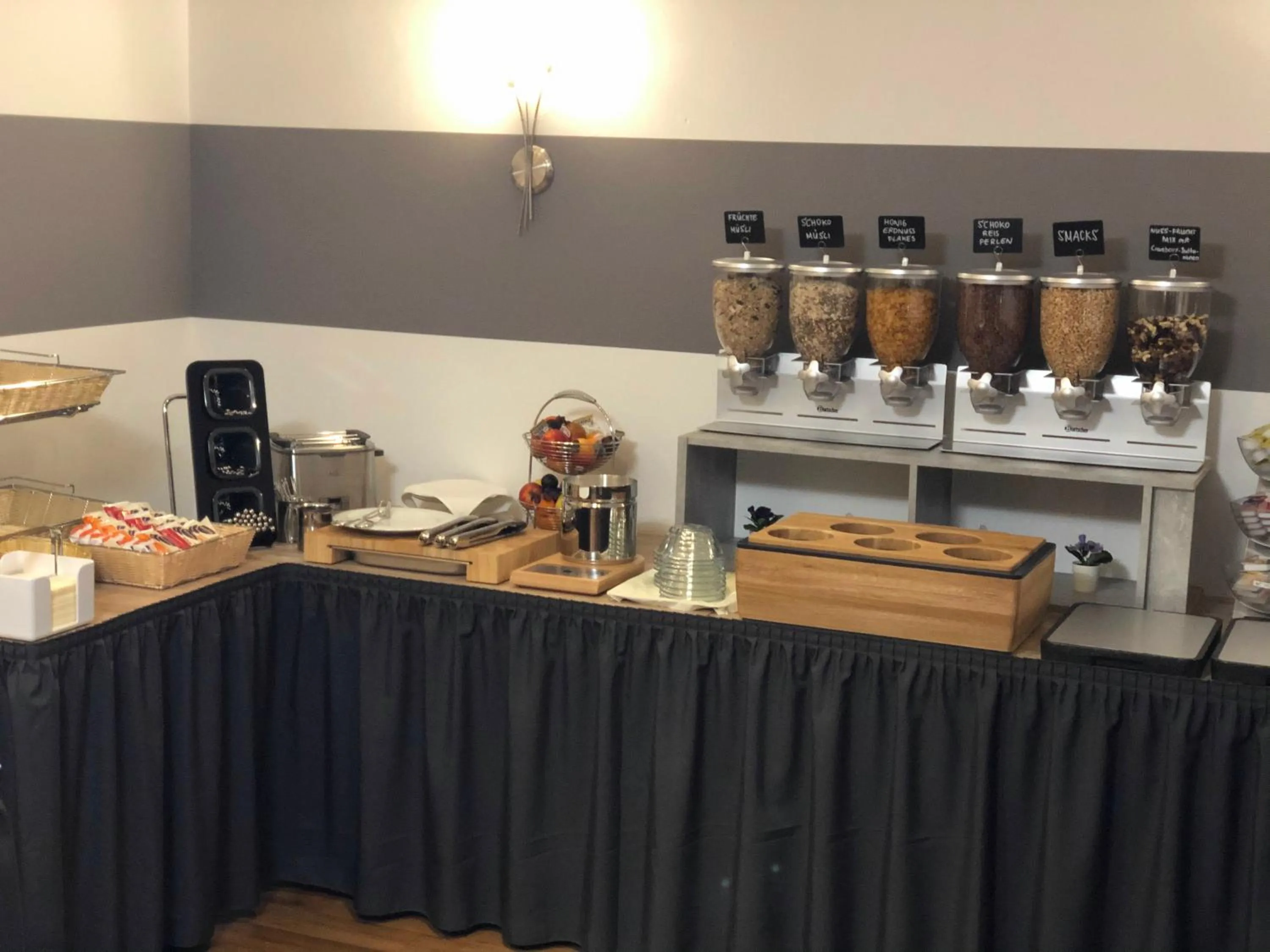 Continental breakfast in Hotel Bad Driburg