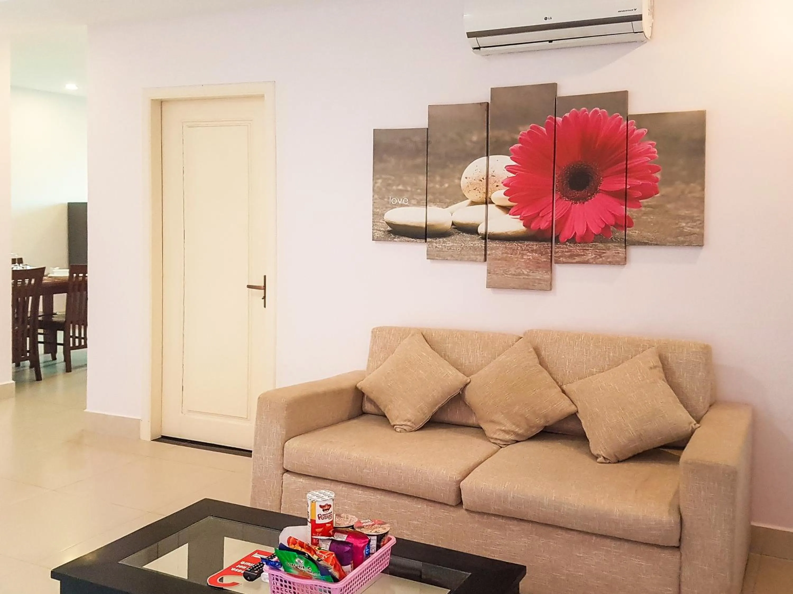 Seating area in La Belle Residence