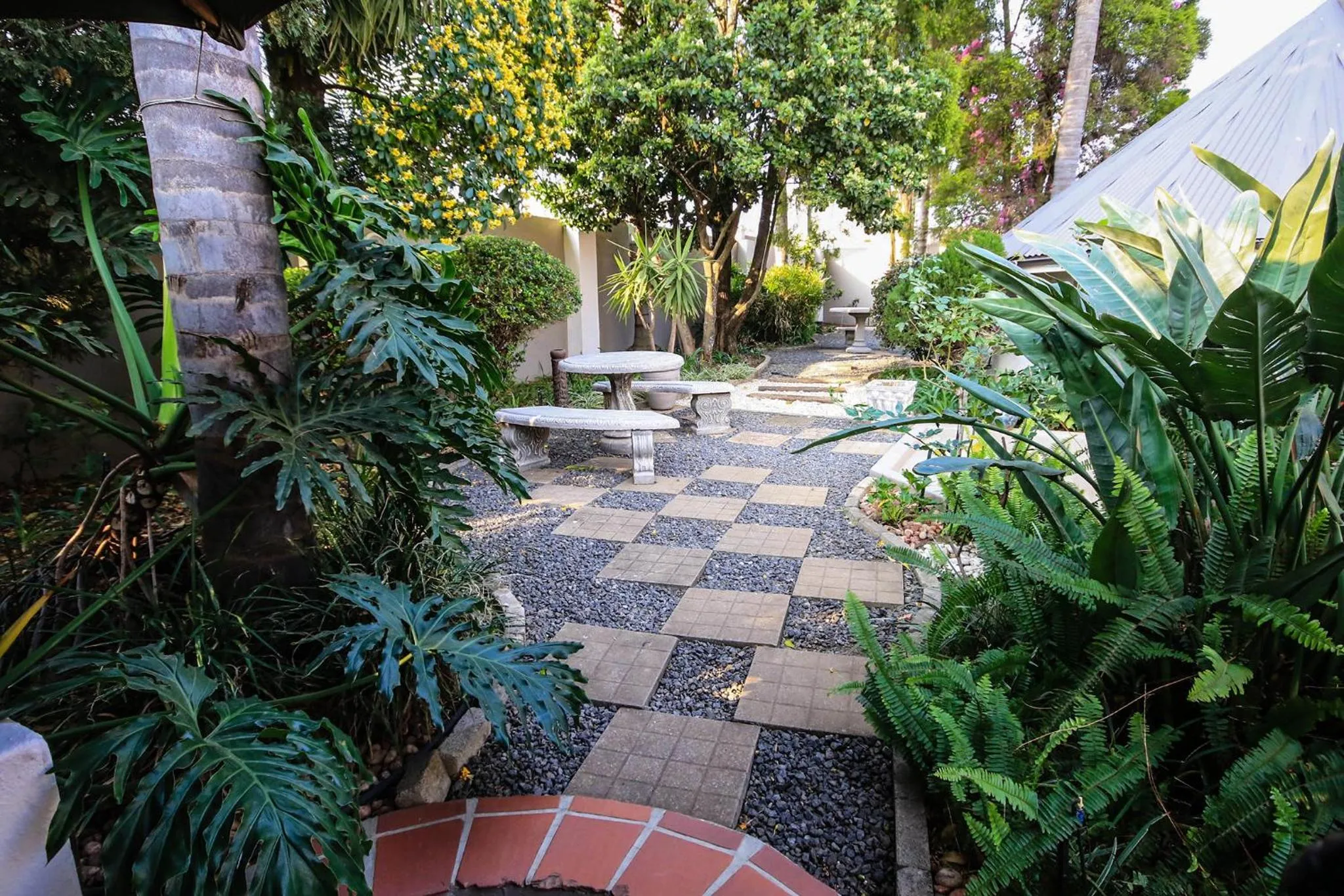 Garden in Oxford Lodge Vryheid