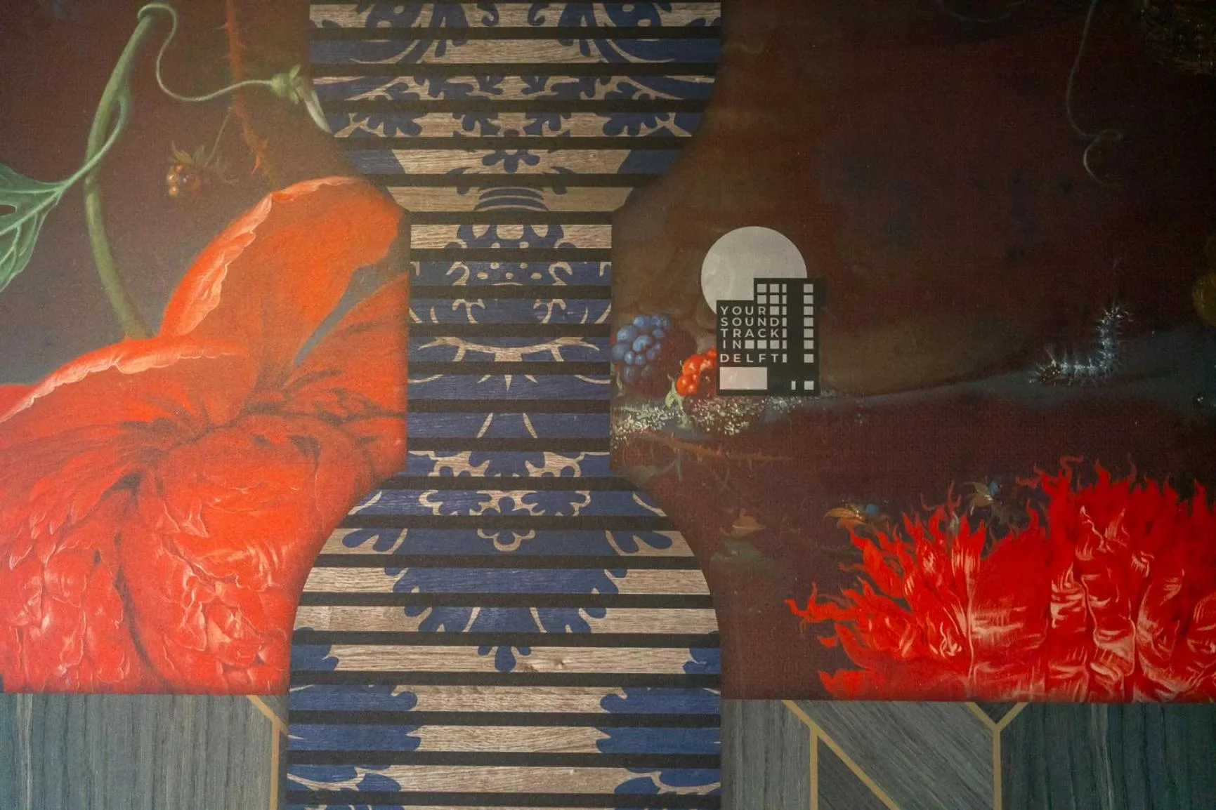 Decorative detail in Hampshire Hotel - Delft Centre