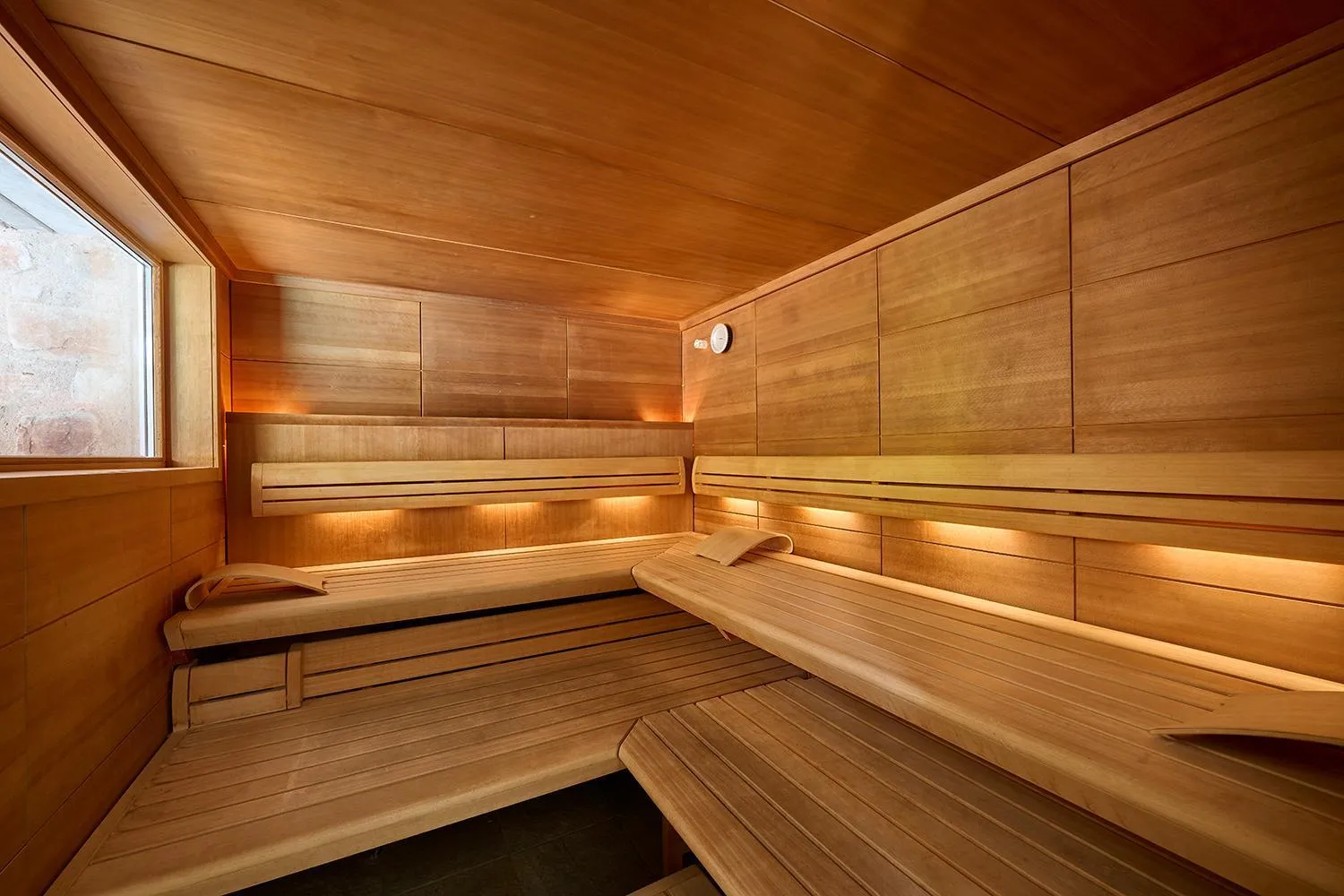 Sauna in Pêche de Vigne & Spa