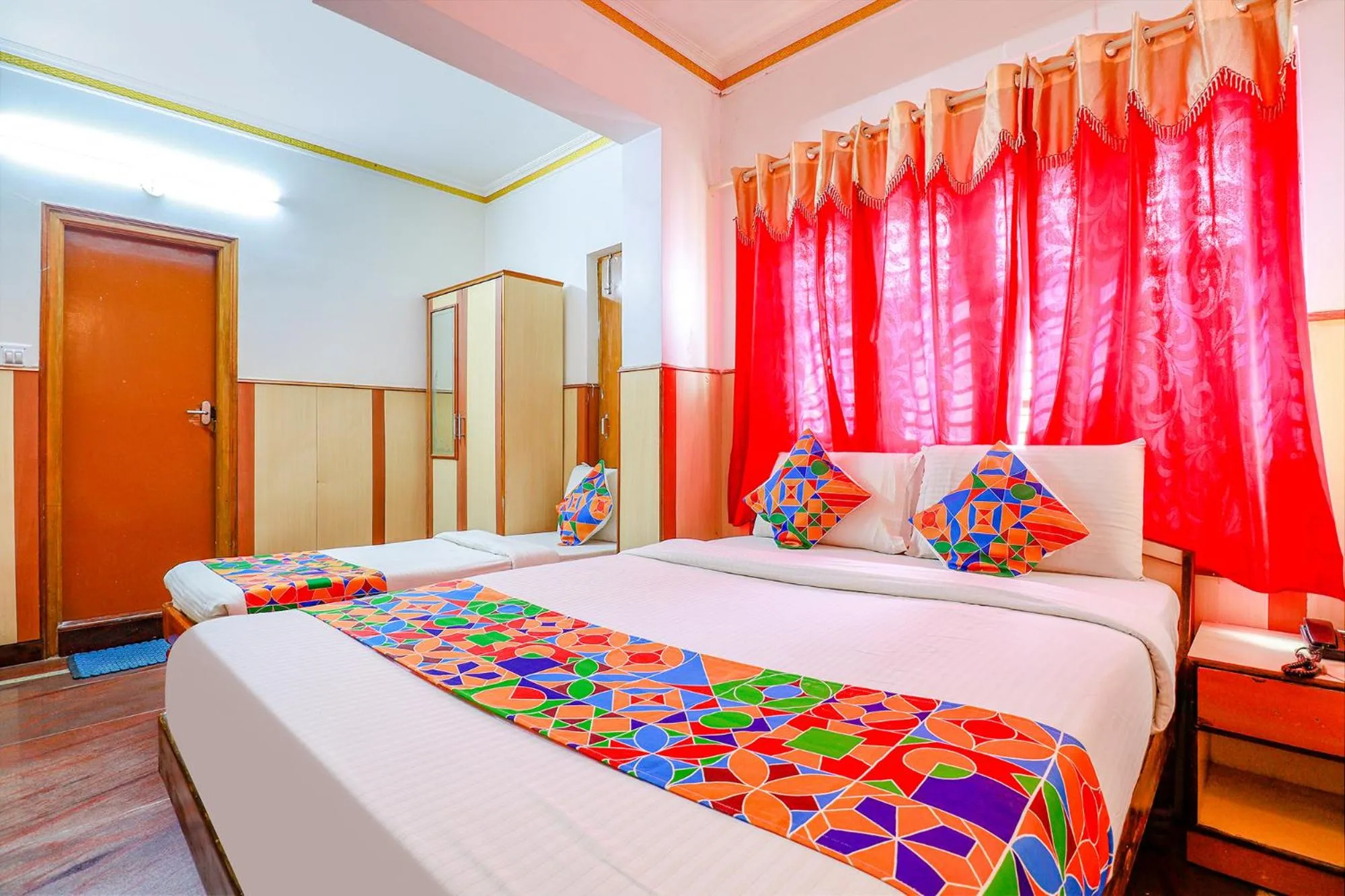 Bed in FabHotel Shivaals Residency - Rajajinagar