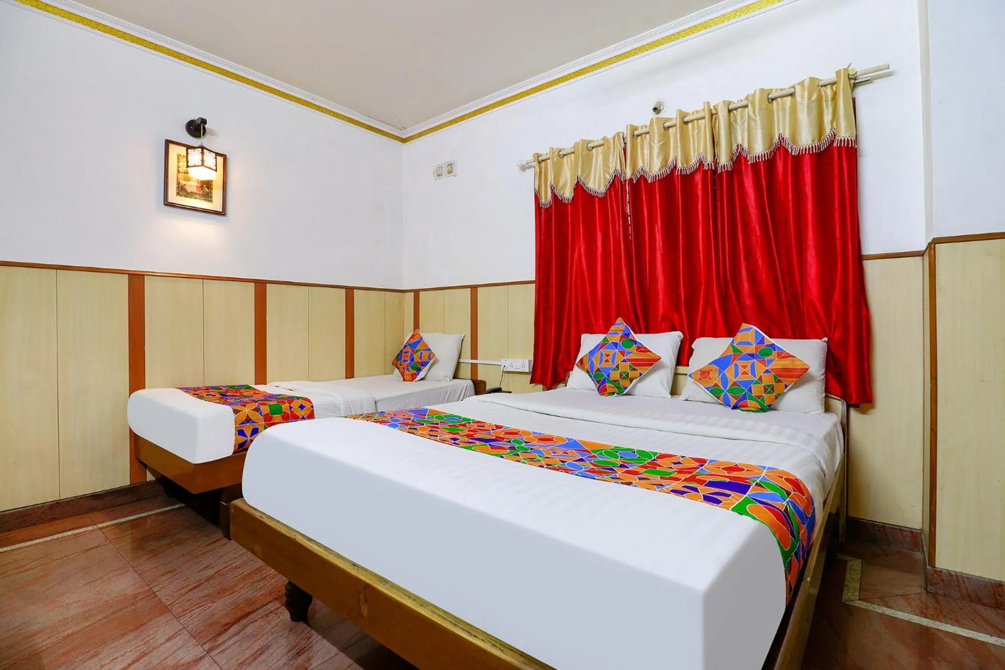 Bed in FabHotel Shivaals Residency - Rajajinagar
