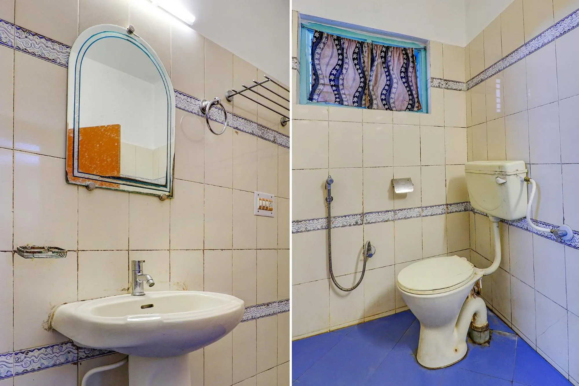 Bathroom in FabHotel Shivaals Residency - Rajajinagar