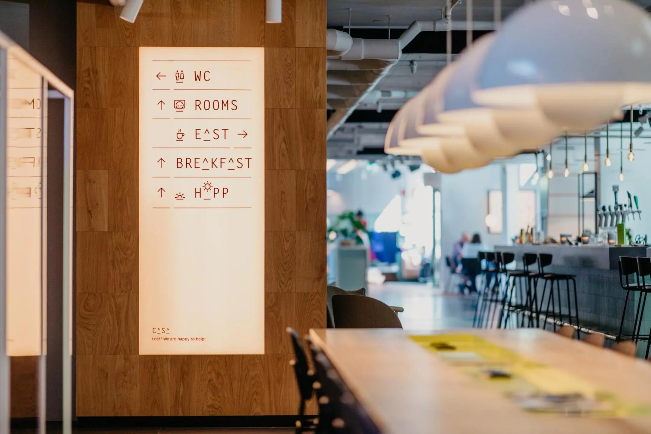 Restaurant/places to eat in Hotel Casa Amsterdam