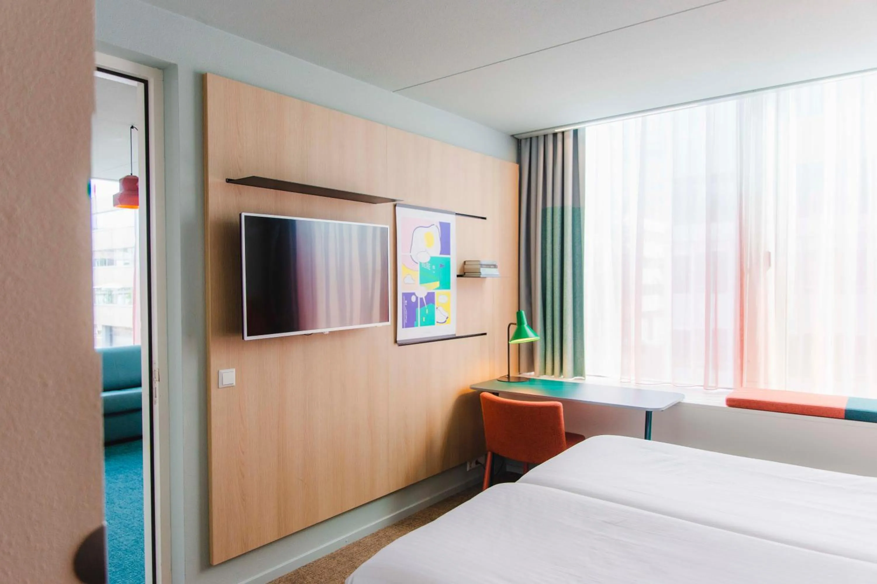 Bed in Hotel Casa Amsterdam