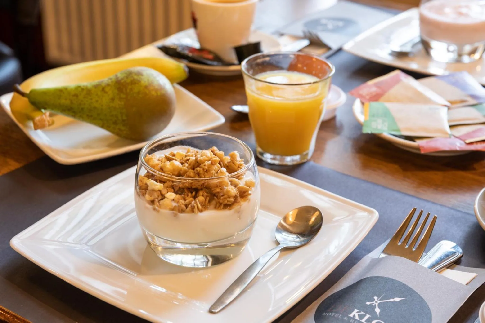 Food and drinks in Hotel "De Klok"