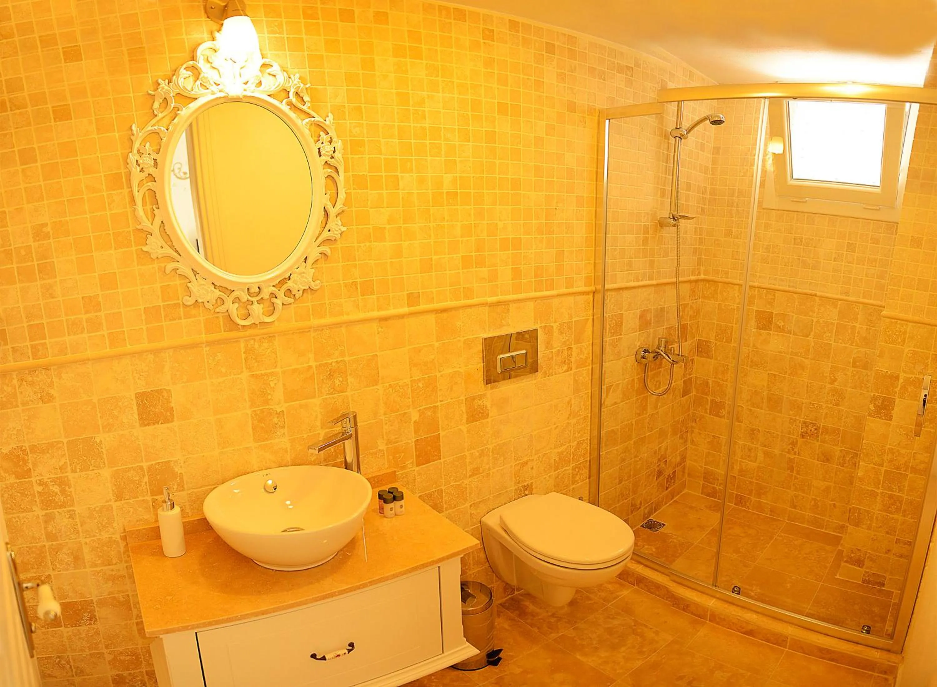 Shower in Selin Hotel