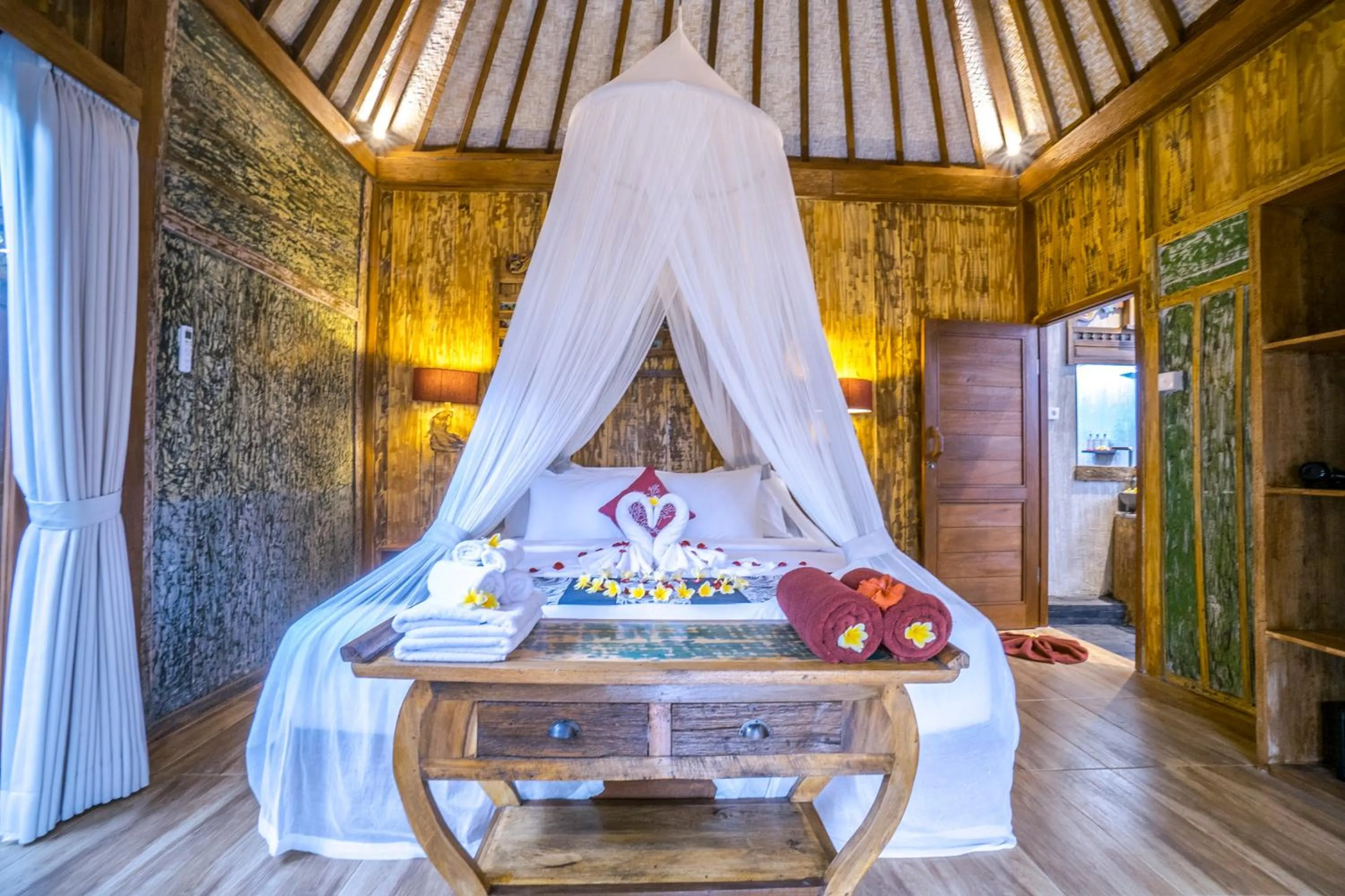 Bedroom in The Forest Villa Ubud