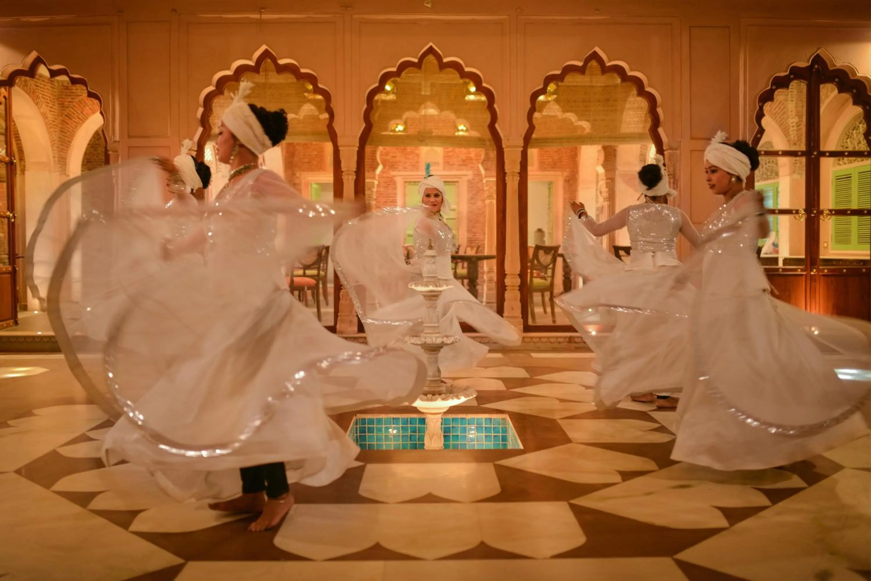Evening entertainment in Haveli Dharampura & Golden Haveli- UNESCO awarded Boutique Heritage Hotel