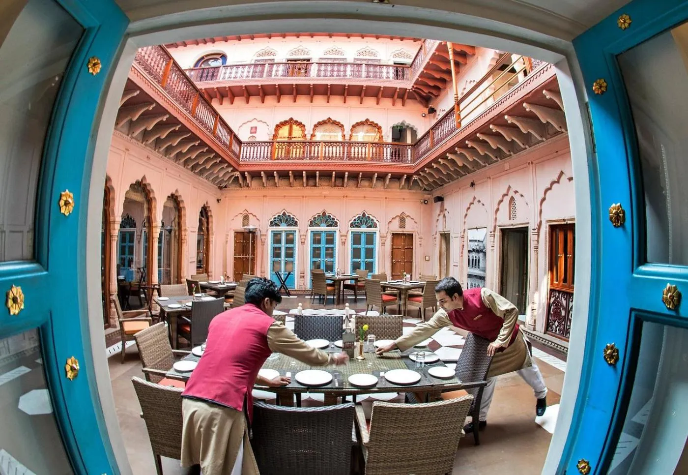 Restaurant/places to eat in Haveli Dharampura & Golden Haveli- UNESCO awarded Boutique Heritage Hotel