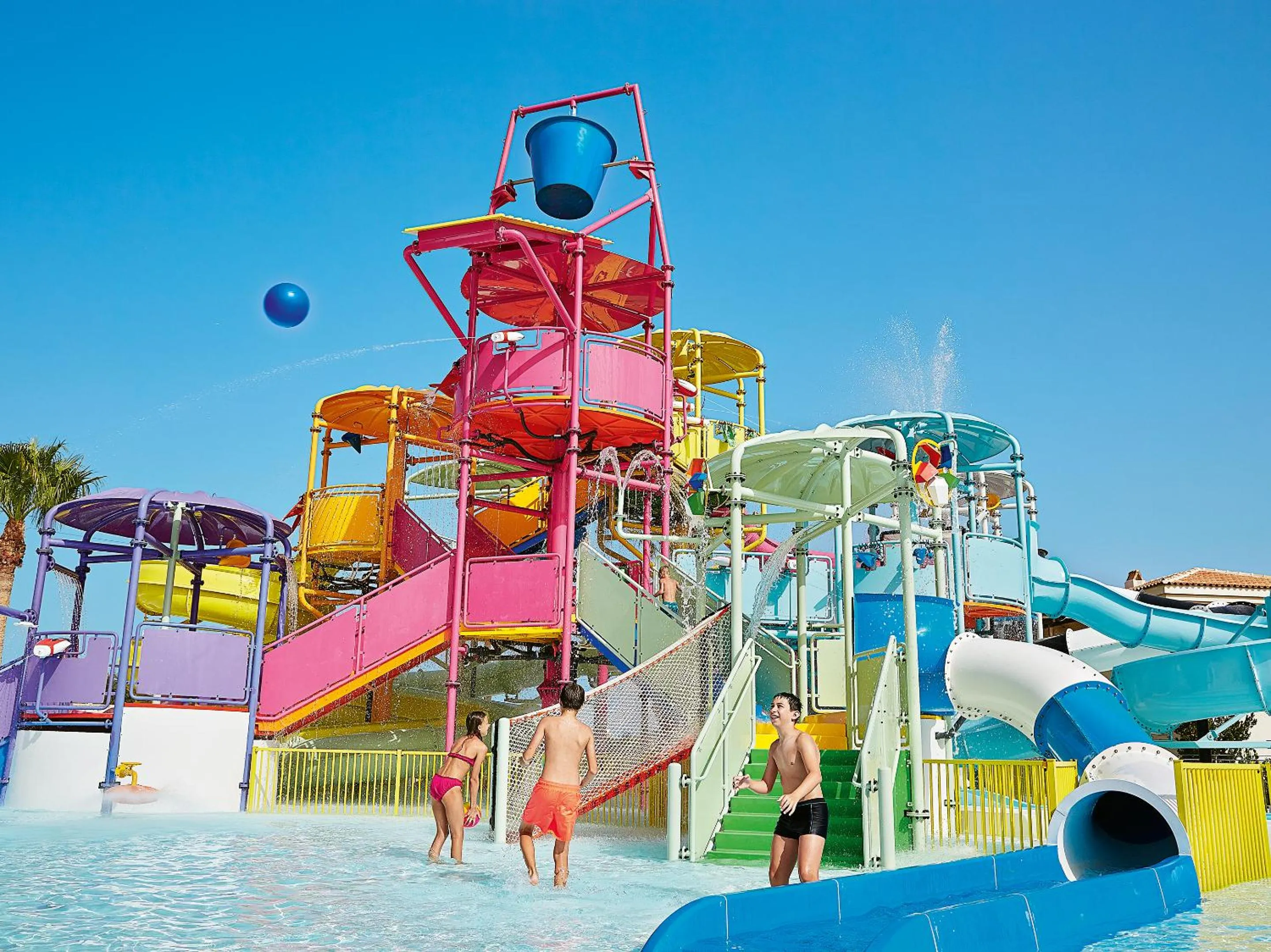 Children play ground in Grecotel Marine Palace & Aqua Park
