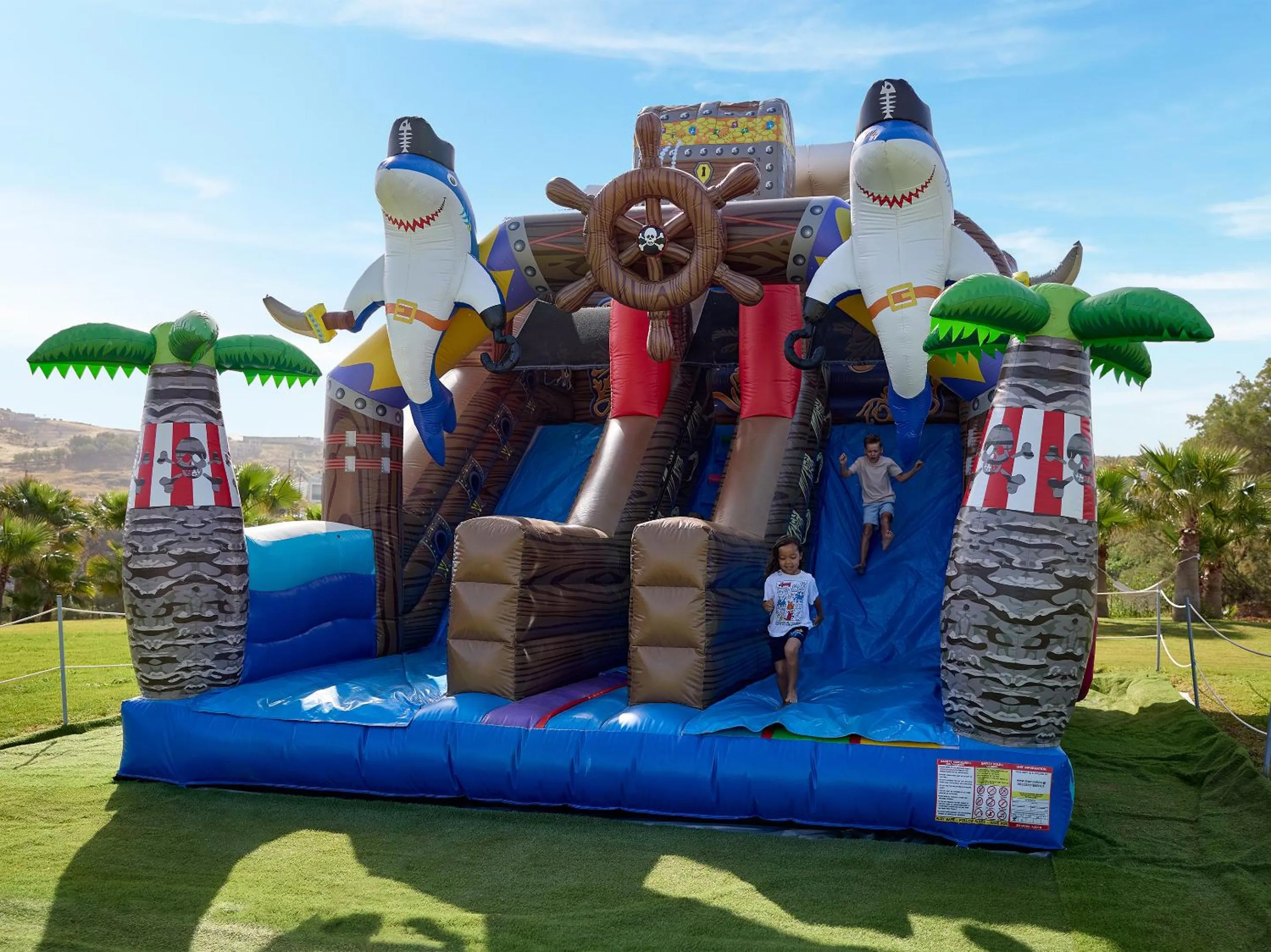 Children play ground in Grecotel Marine Palace & Aqua Park