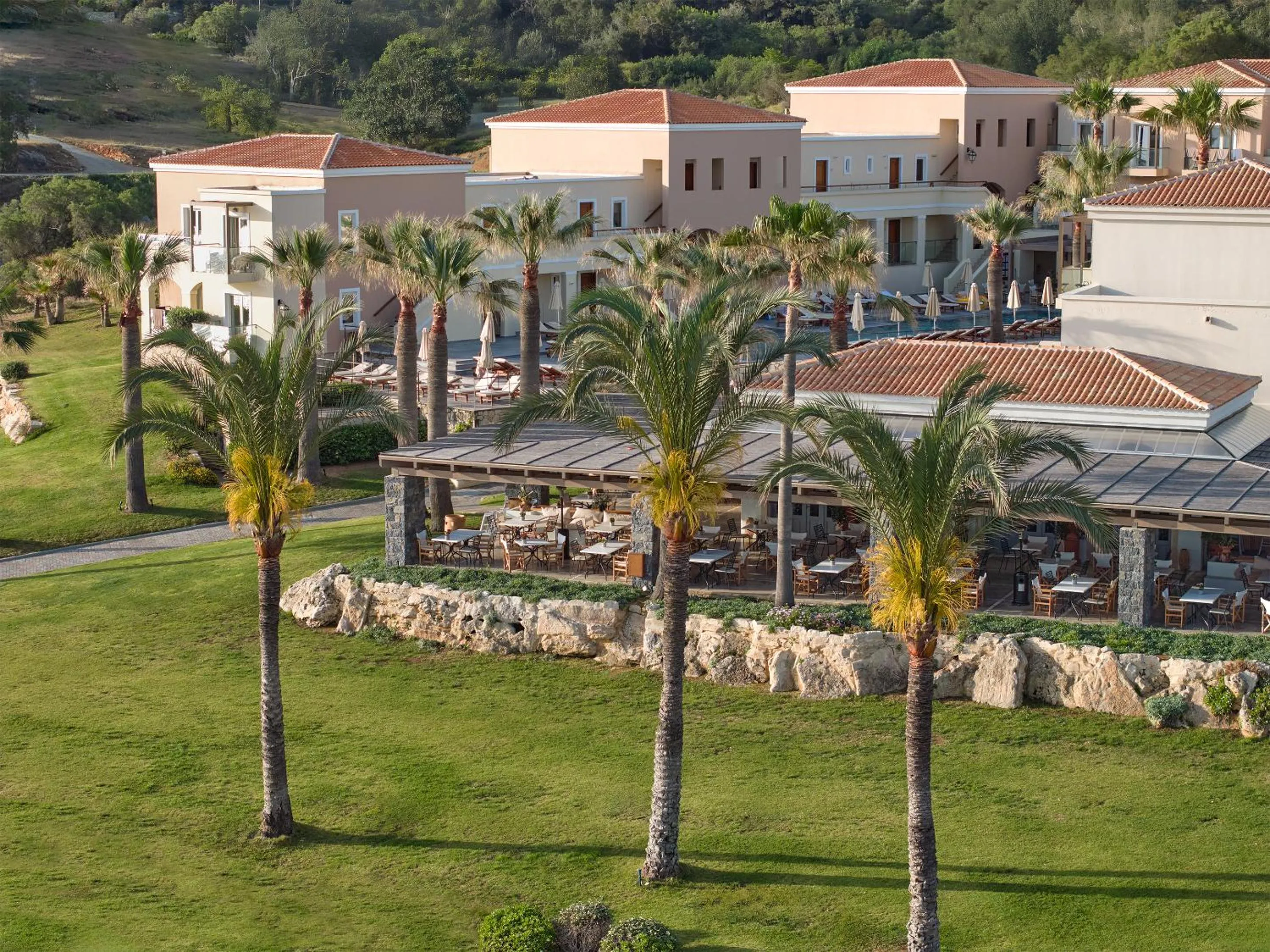 Property building in Grecotel Marine Palace & Aqua Park