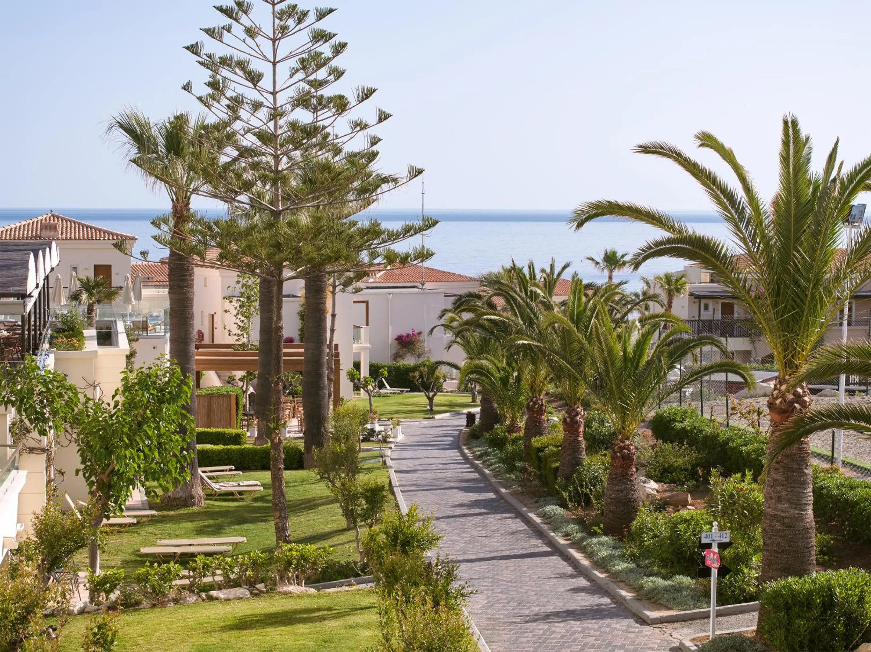 Property building in Grecotel Marine Palace & Aqua Park