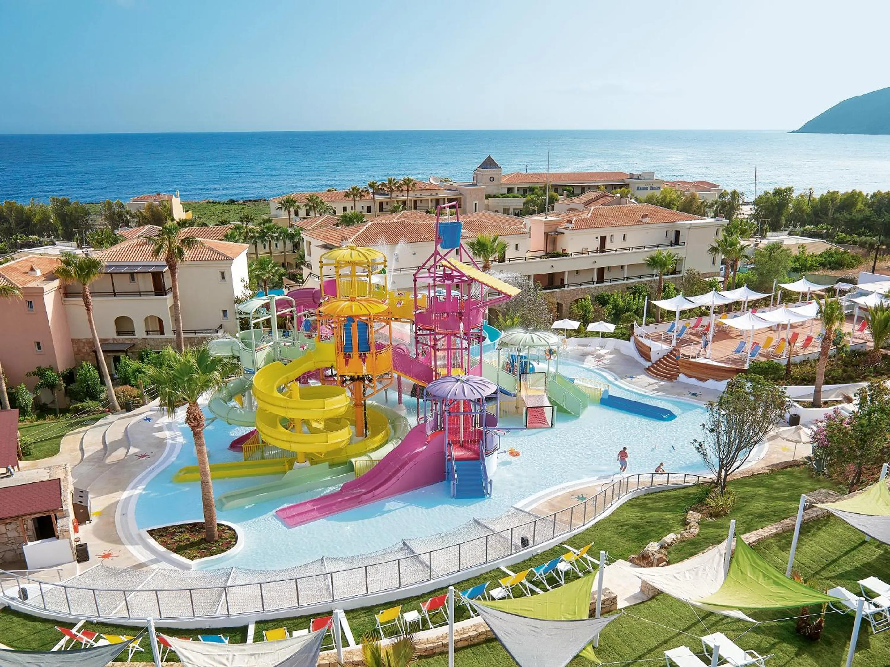 Aqua park in Grecotel Marine Palace & Aqua Park