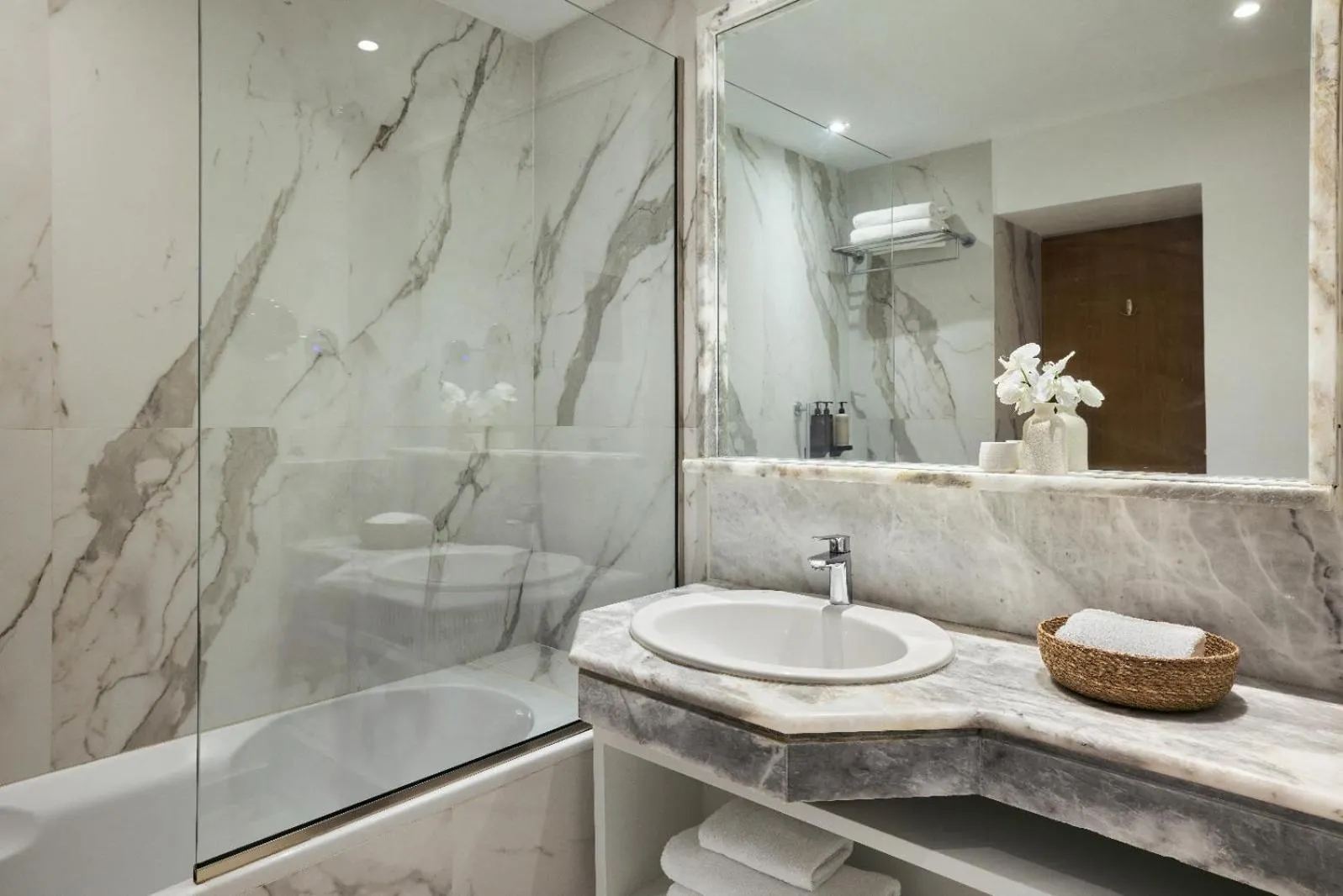 Bathroom in Grecotel LUXME White