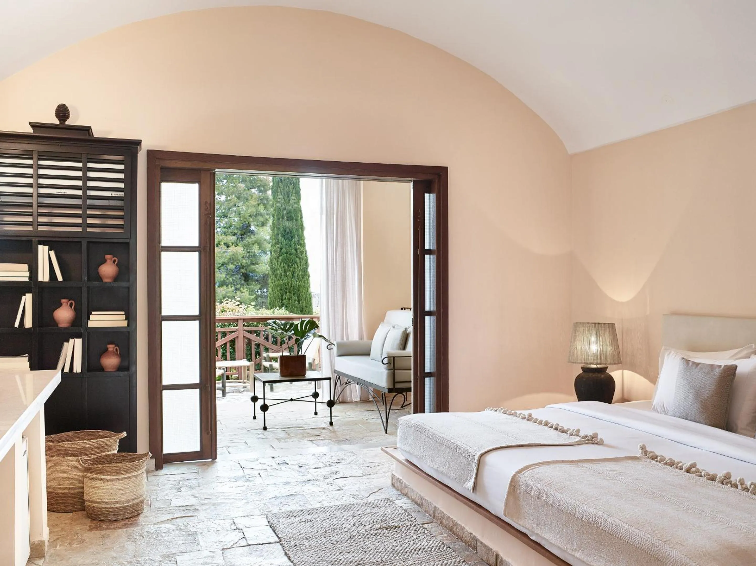 Bedroom, Bed in Grecotel LUXME Daphnila Bay