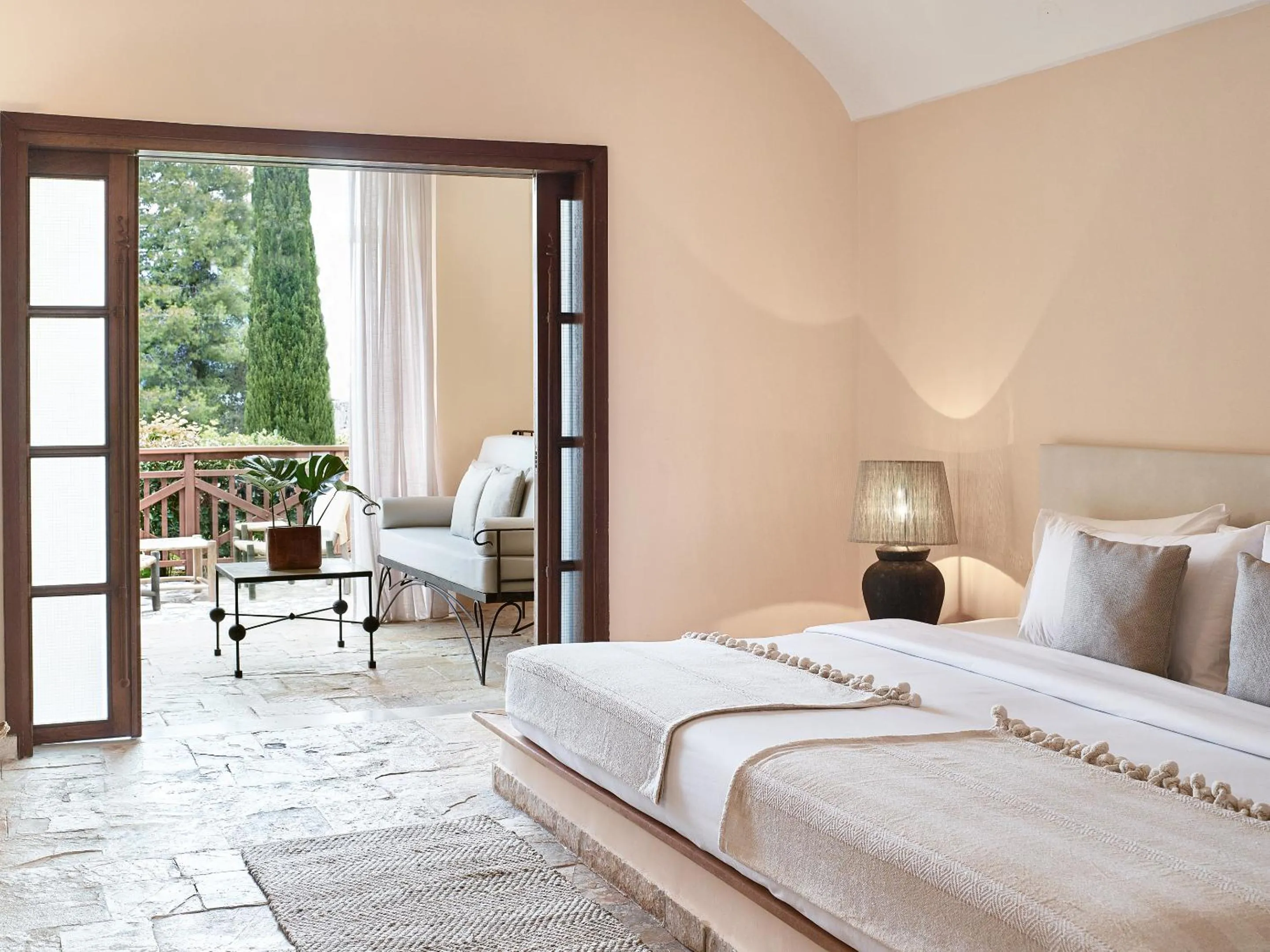 Bedroom, Bed in Grecotel LUXME Daphnila Bay