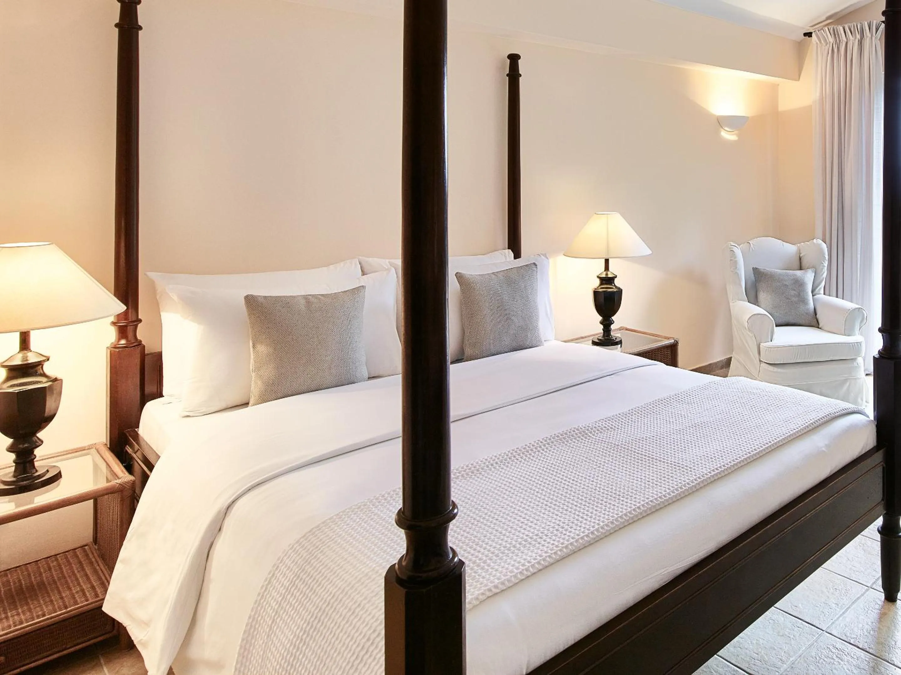 Bed in Grecotel LUXME Daphnila Bay