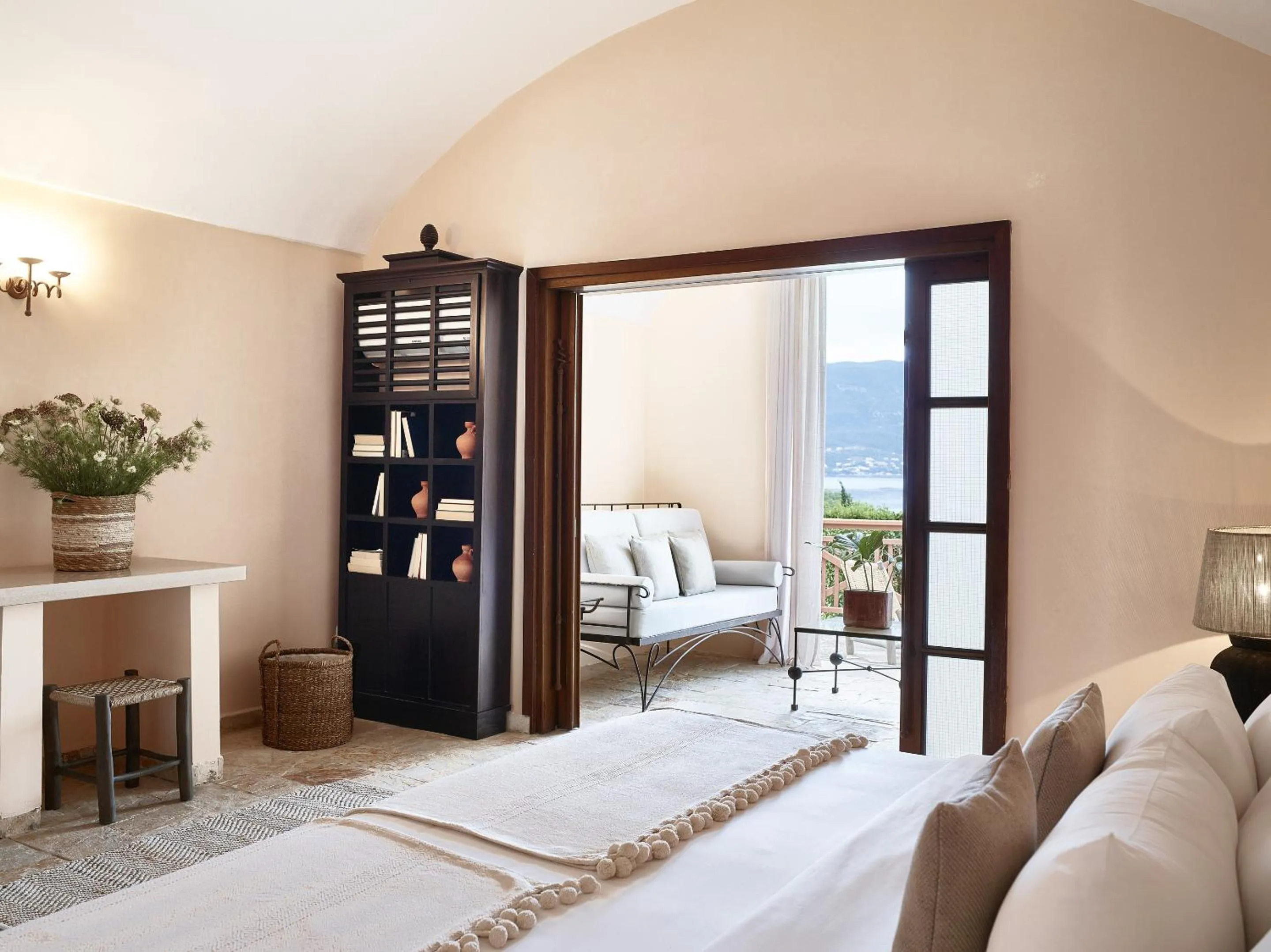 Bedroom, Bed in Grecotel LUXME Daphnila Bay