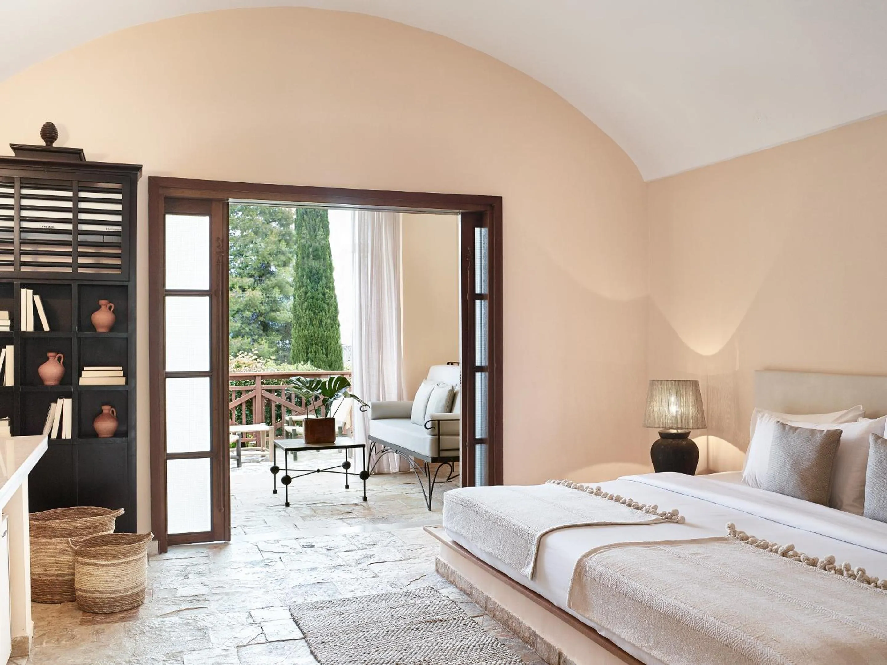 Bedroom, Bed in Grecotel LUXME Daphnila Bay