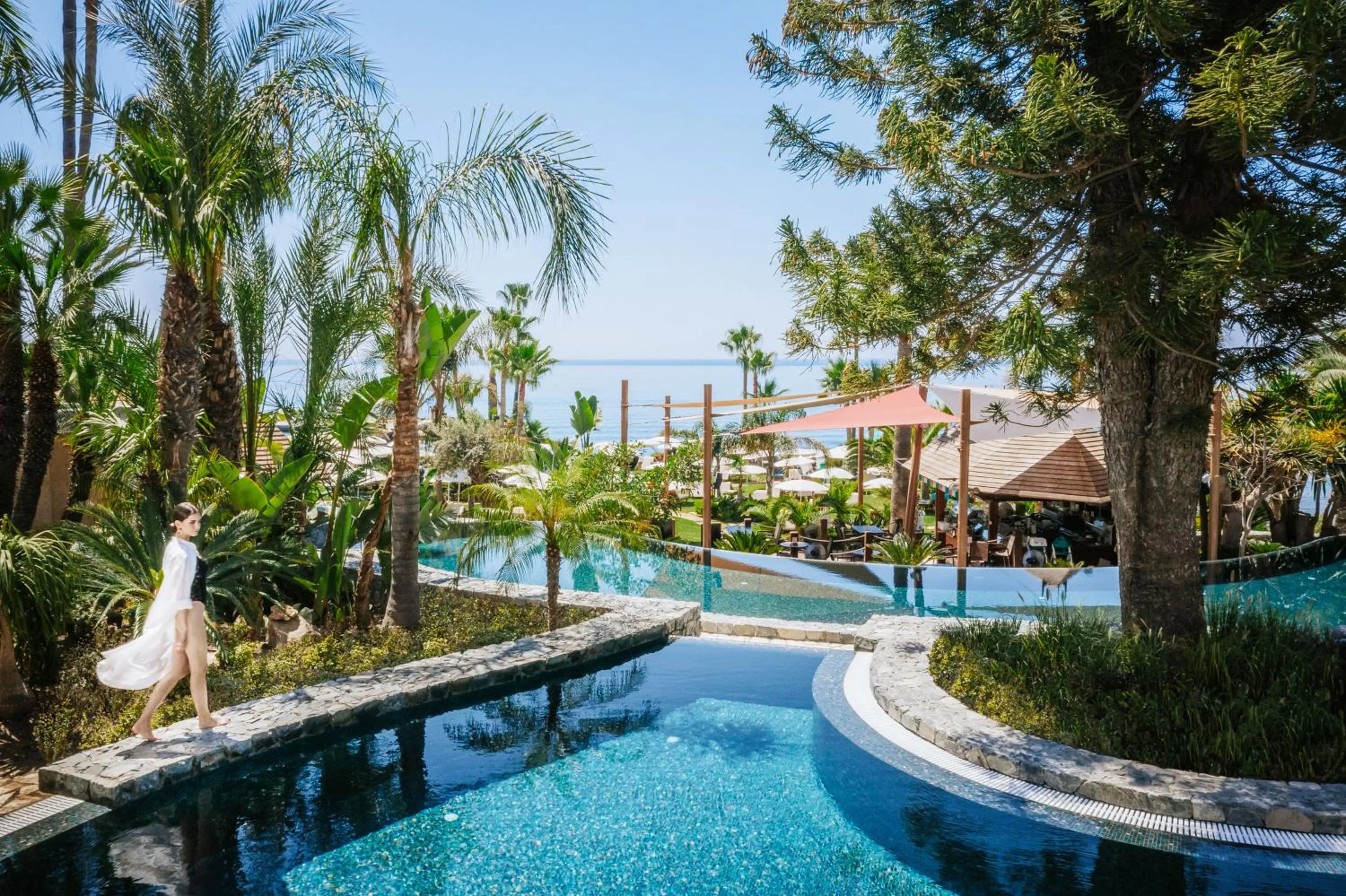 Swimming pool in Amathus Beach Hotel Limassol