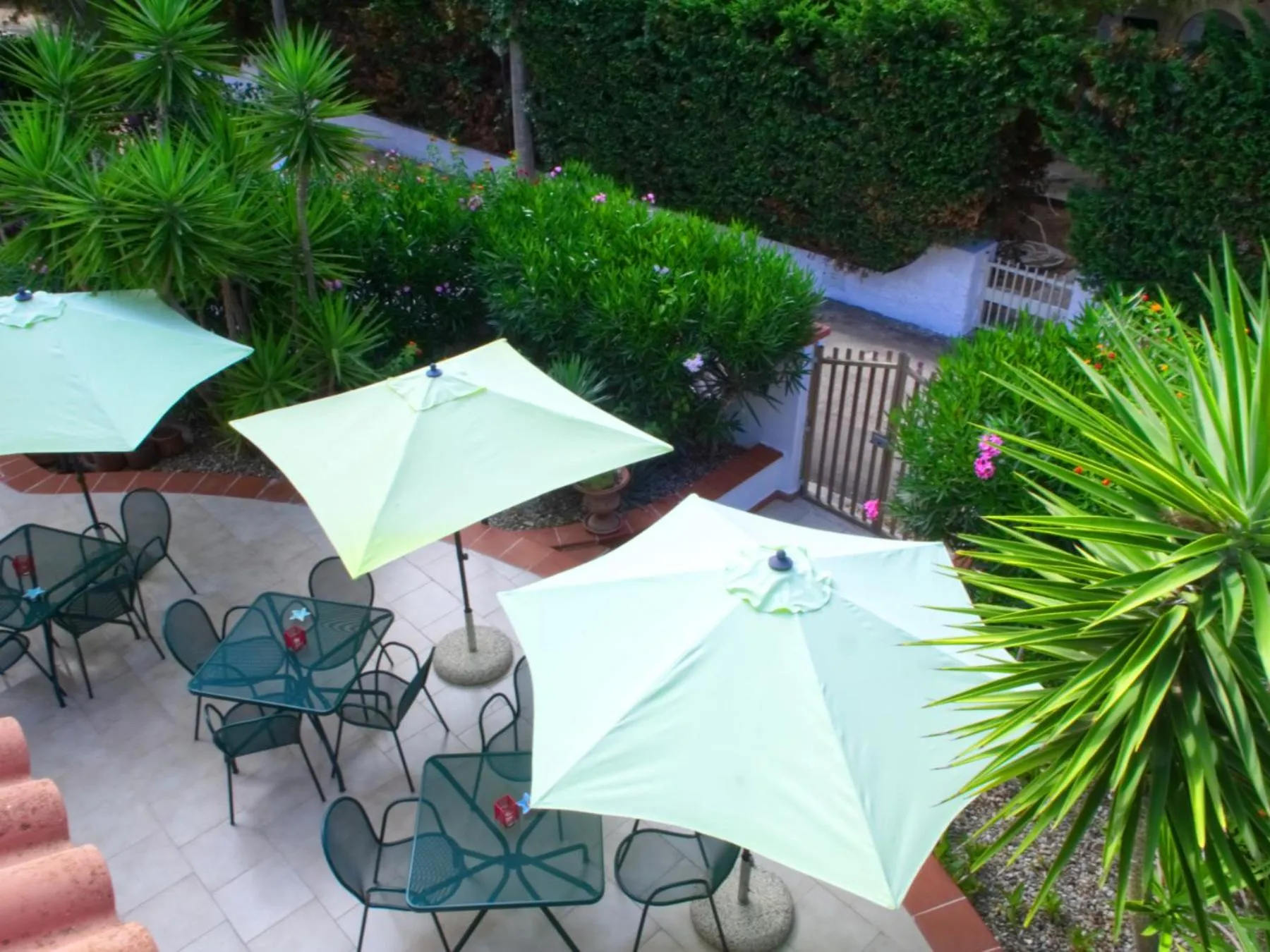 Garden view in Villa Elvira B&B