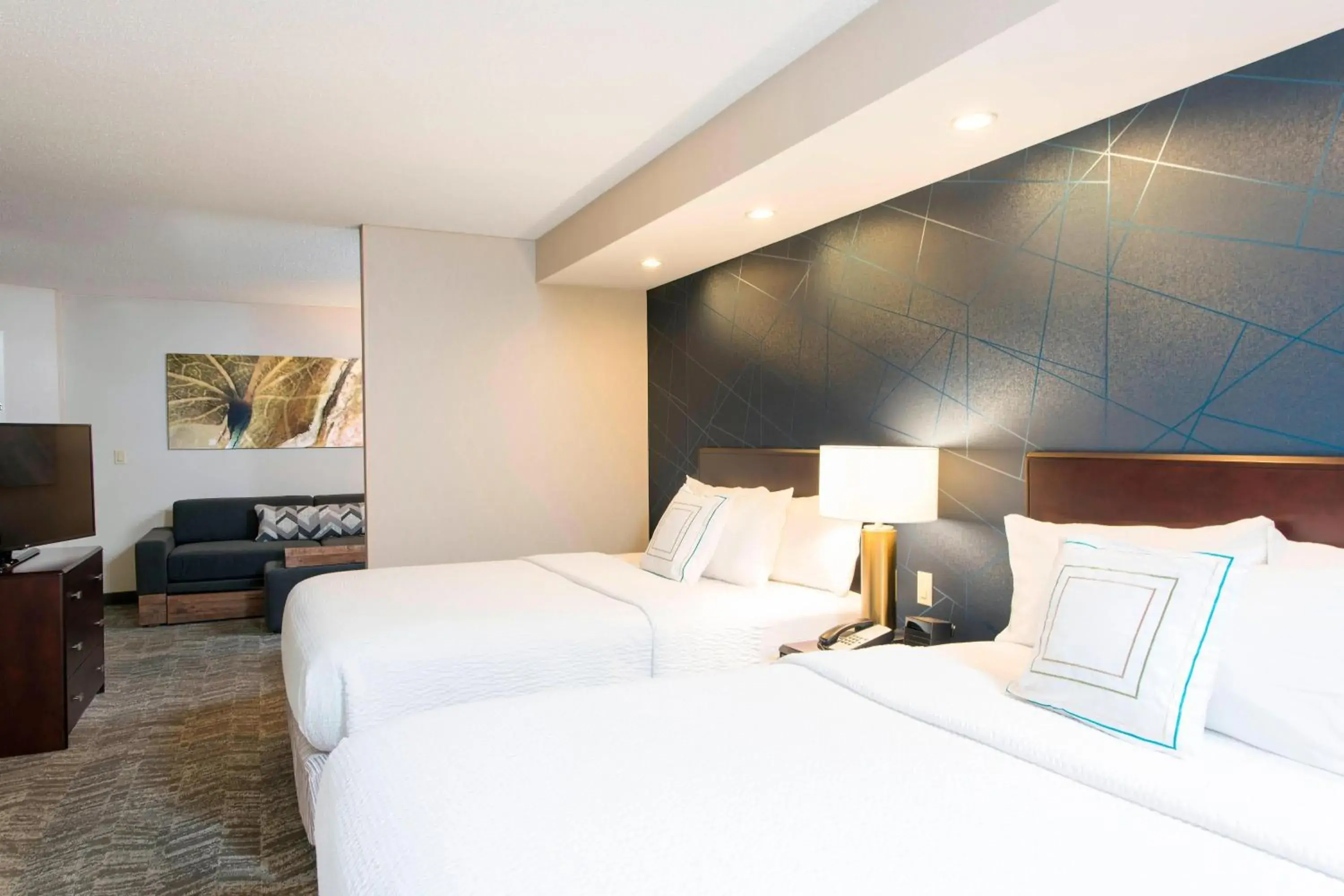 Queen Studio with Two Queen Beds in SpringHill Suites Midland Queen Studio with Two Queen Beds in SpringHill Suites Midland