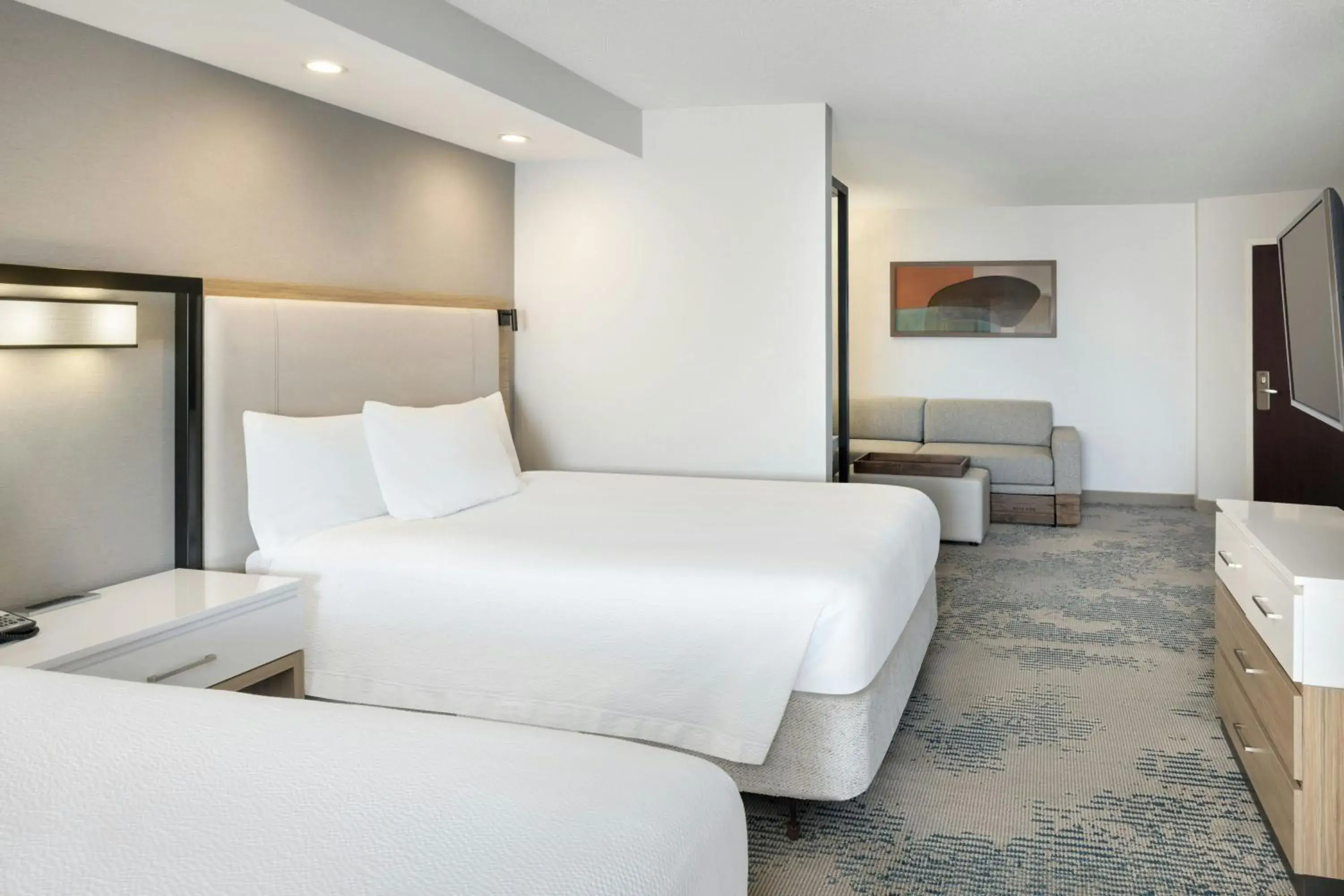 Queen Studio with Sofa Bed and Adapted Tub - Mobility and Hearing Accessible in SpringHill Suites Midland Queen Studio with Sofa Bed and Adapted Tub - Mobility and Hearing Accessible in SpringHill Suites Midland