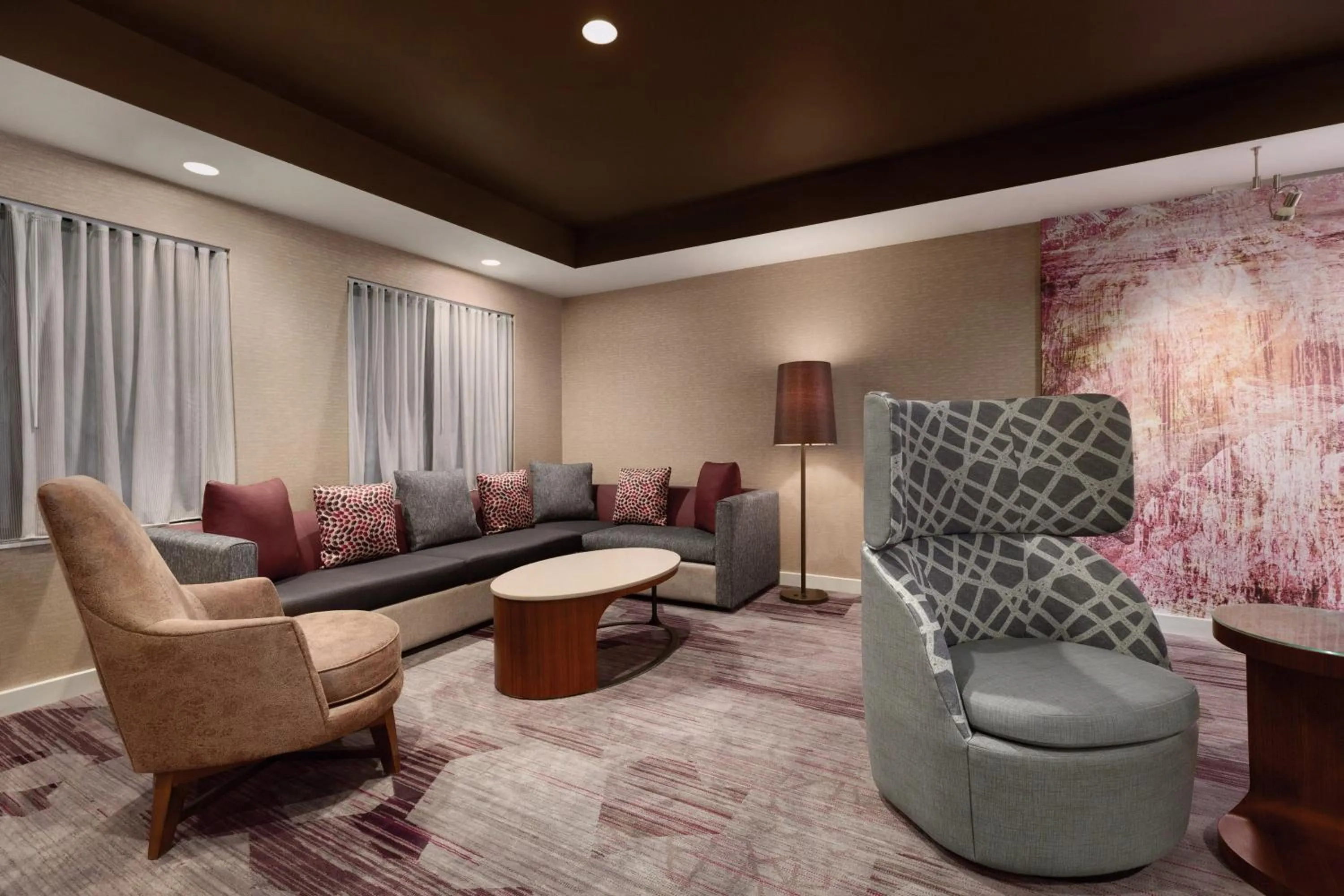 Lobby or reception in Courtyard by Marriott Topeka