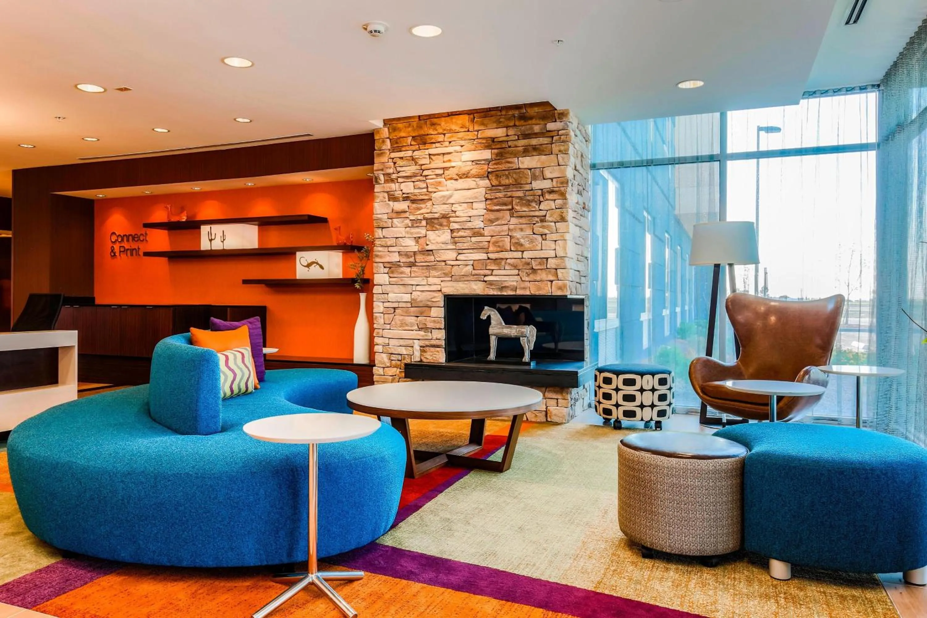 Lobby or reception in Fairfield Inn & Suites by Marriott Pecos