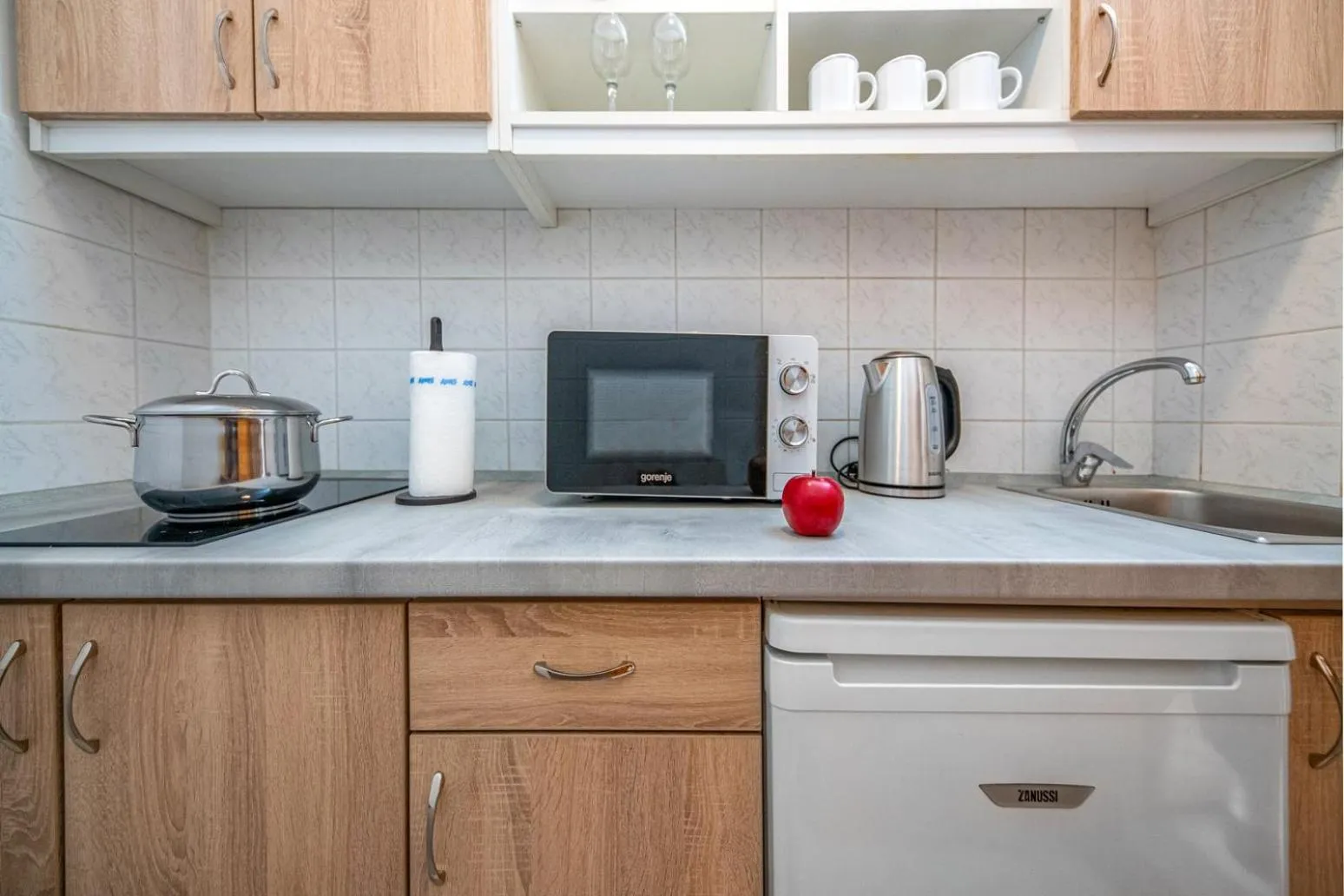 Kitchen or kitchenette in Corvin Hotel Budapest Residence
