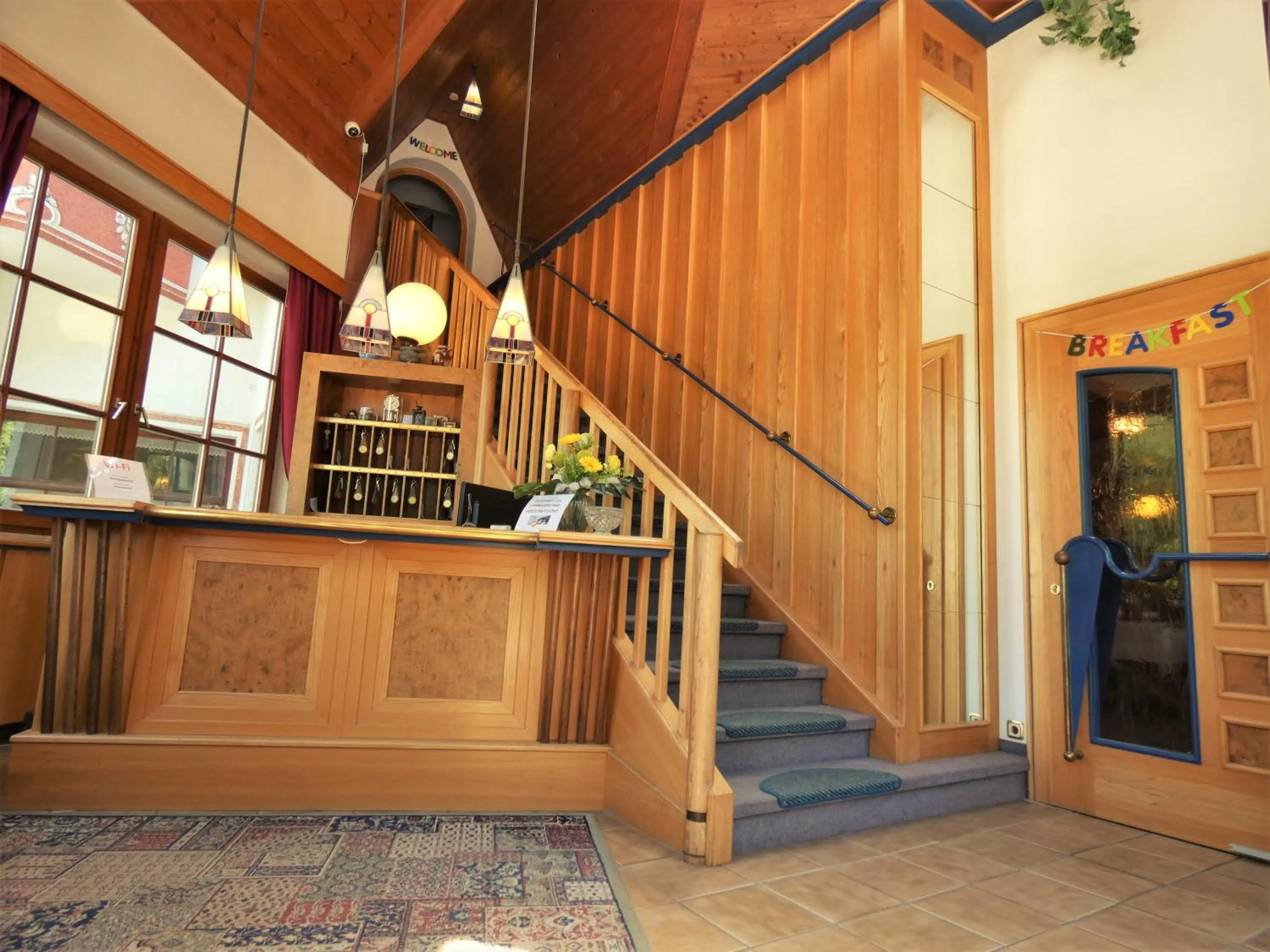 Lobby or reception in Hotel Königsseer Hof