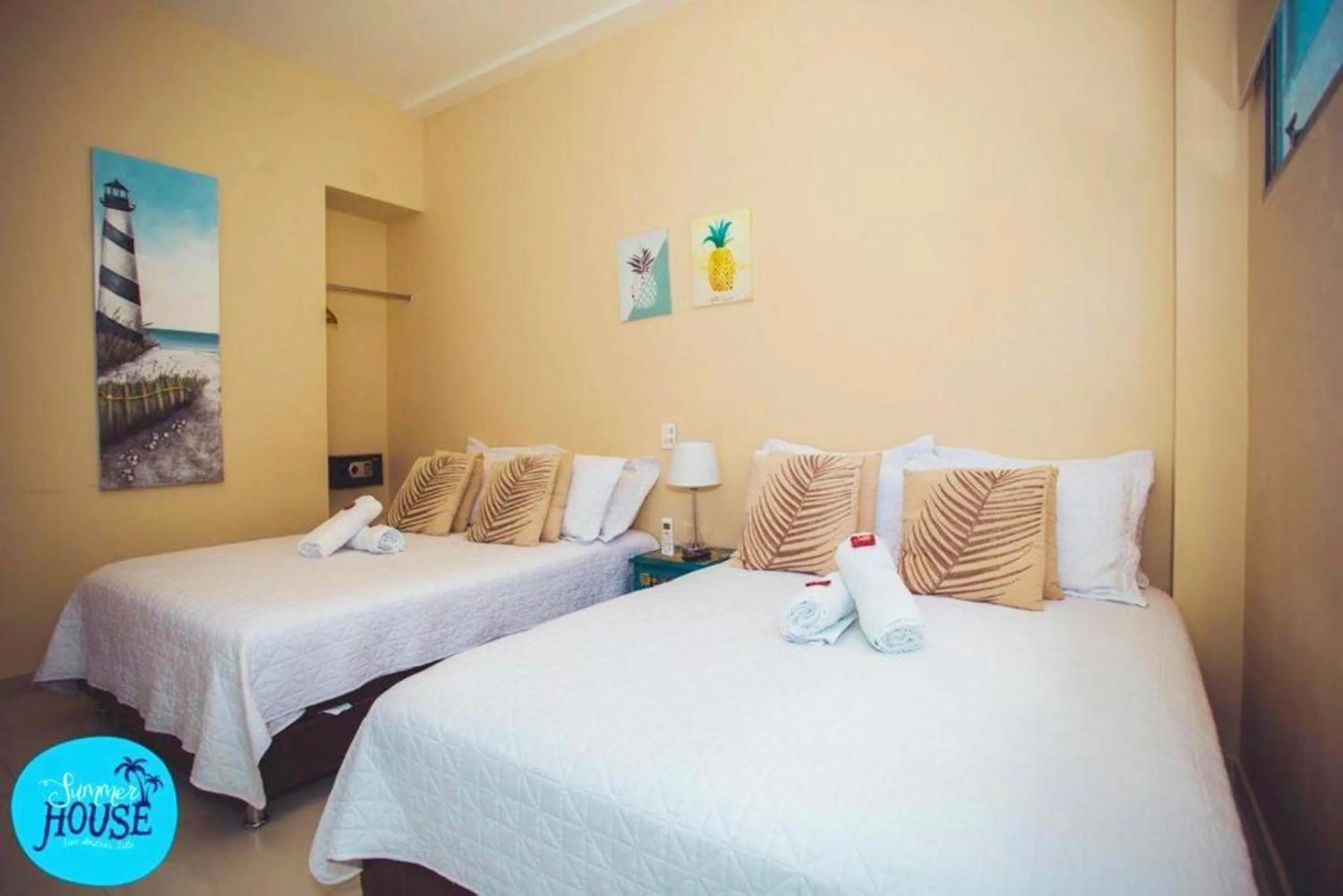 Bed in Summer House Inn San Andres