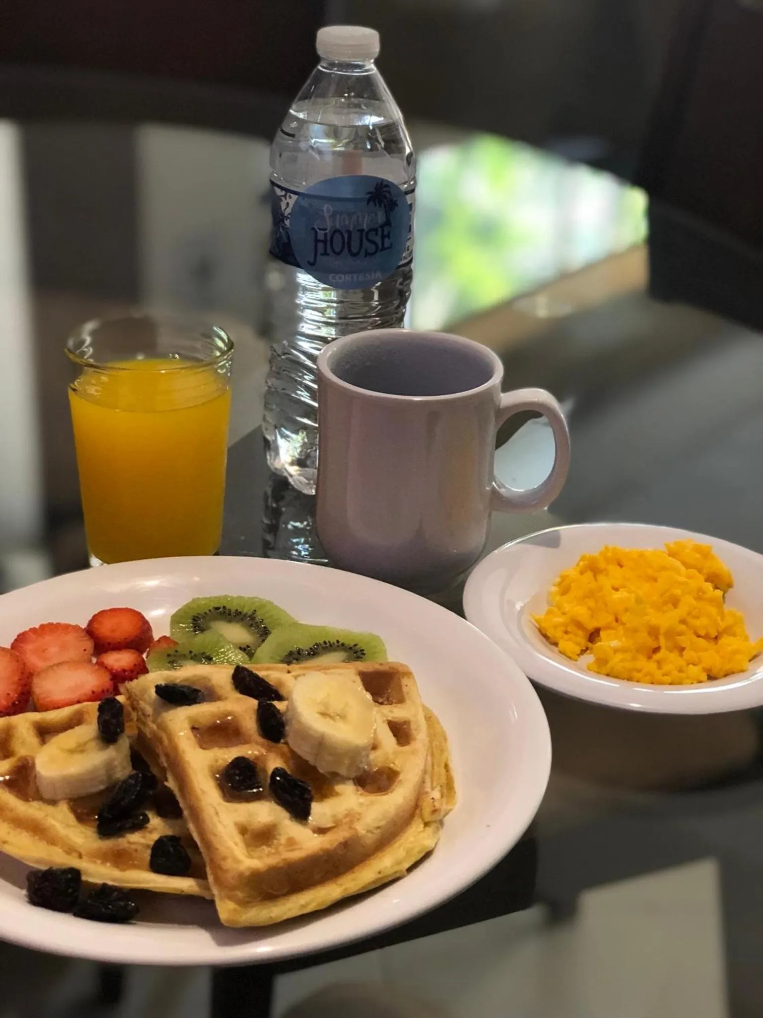 Breakfast in Summer House Inn San Andres