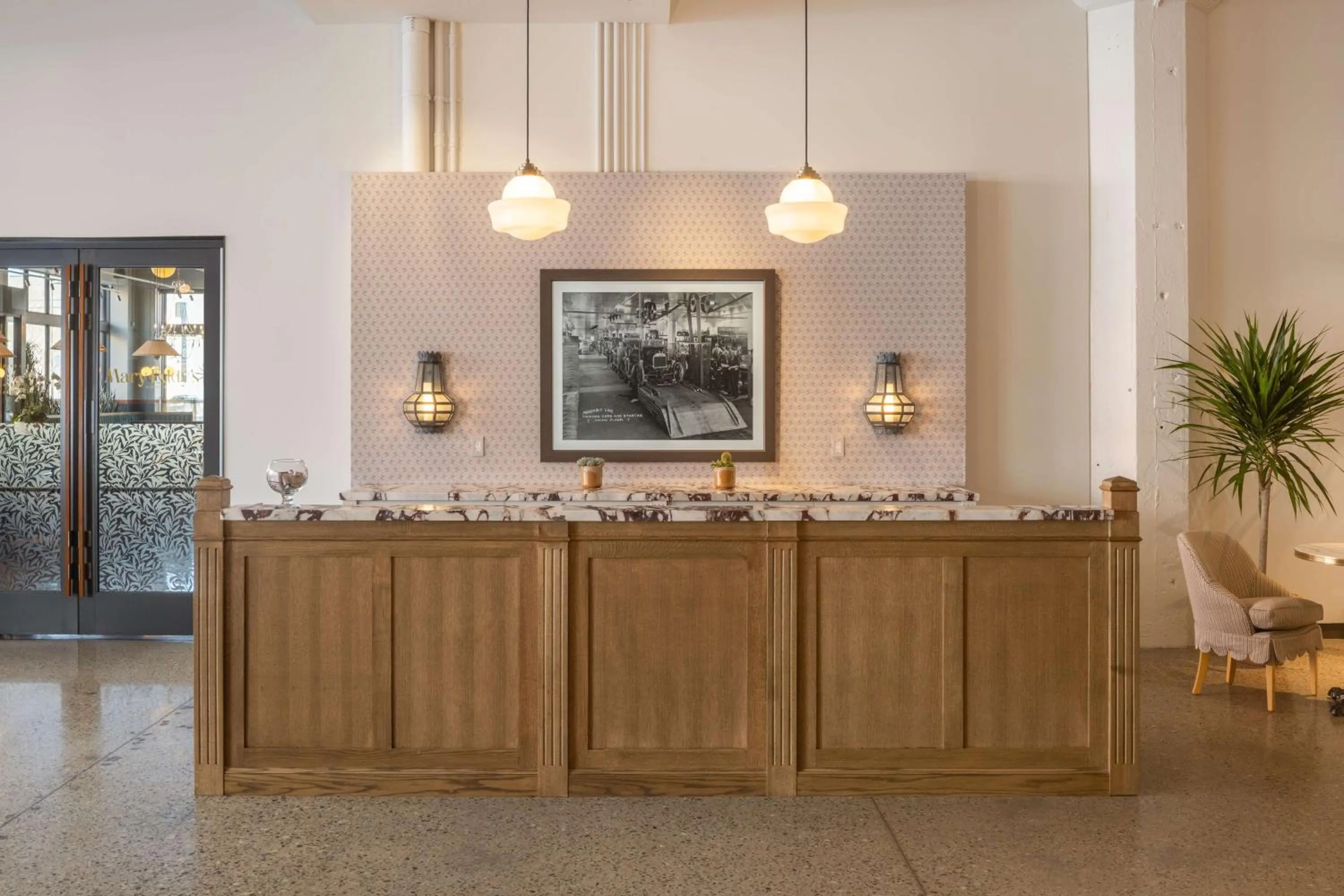 Lobby or reception in Fordson Hotel, in the Unbound Collection by Hyatt