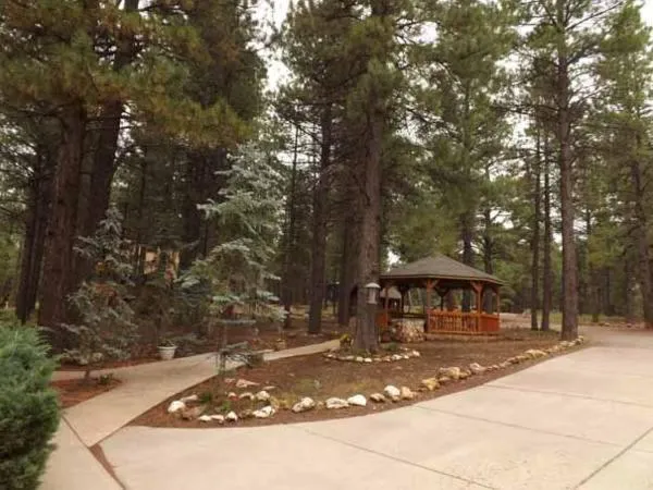 Patio in Arizona Mountain Inn & Cabins