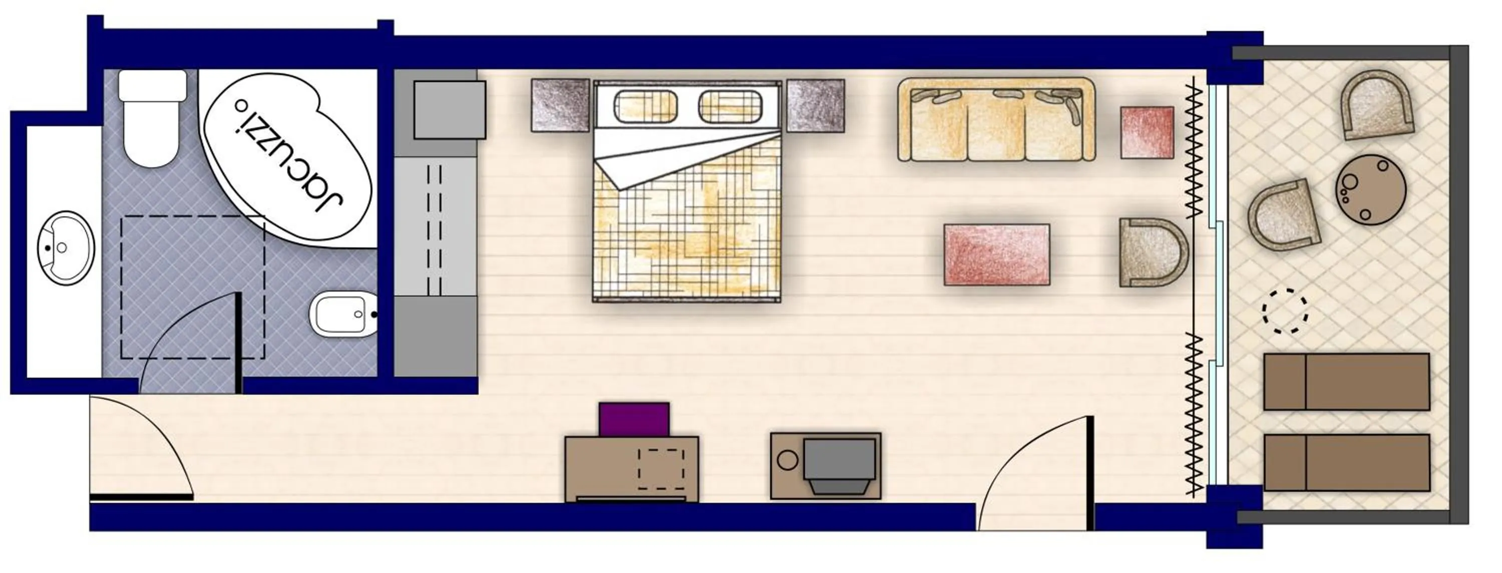 Floor plan in Azia Resort & Spa