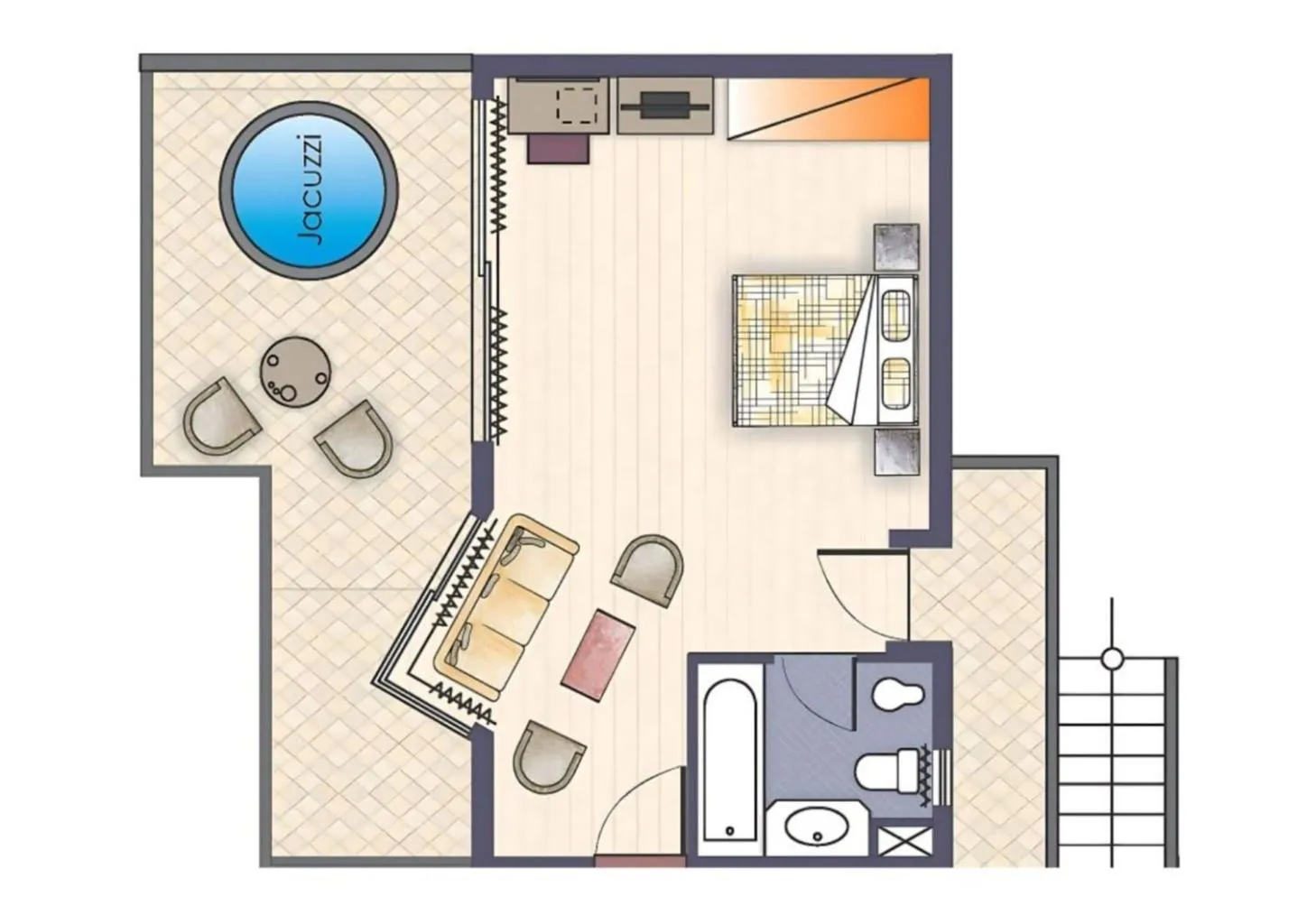Floor plan in Azia Resort & Spa