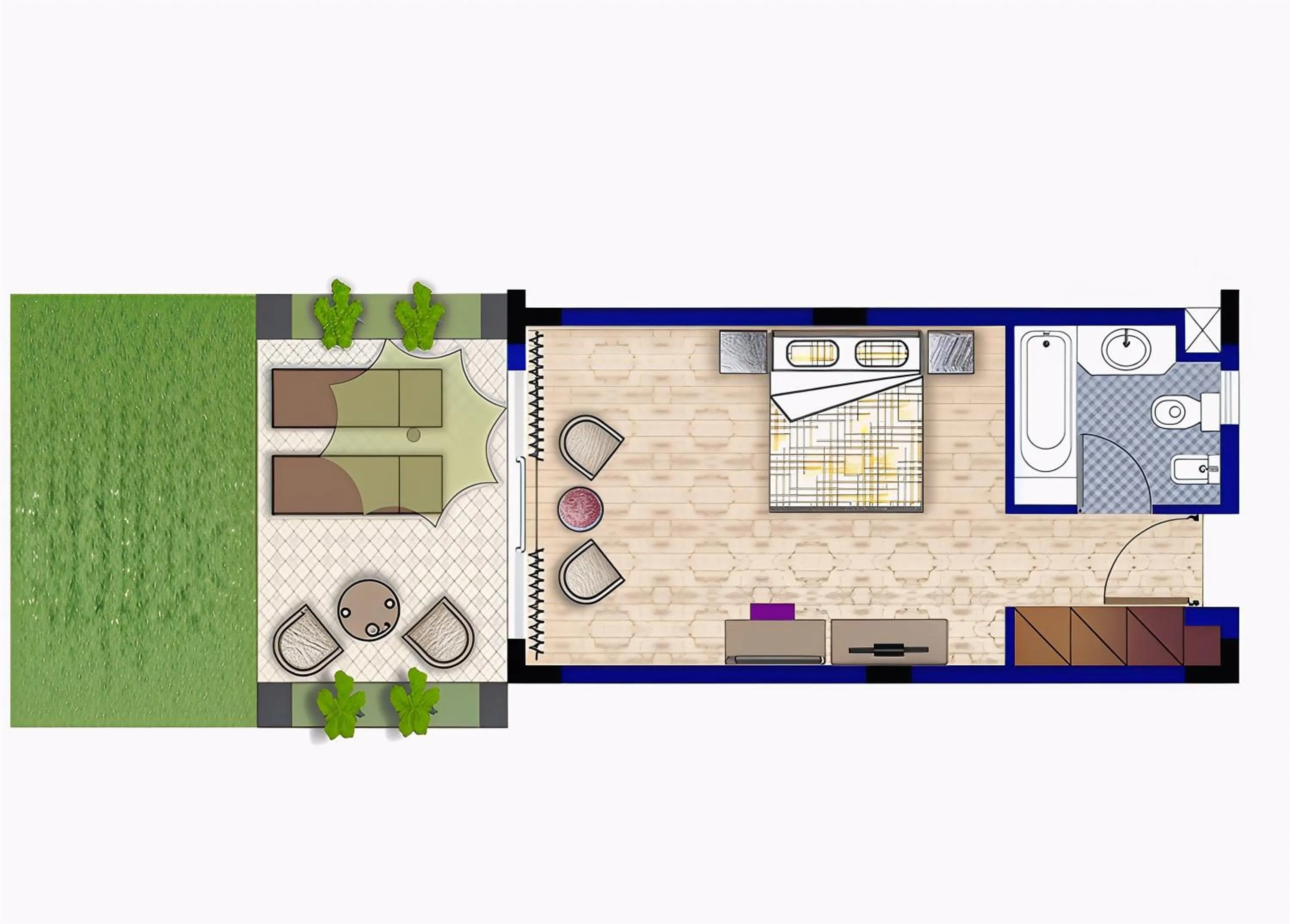 Floor plan in Azia Resort & Spa