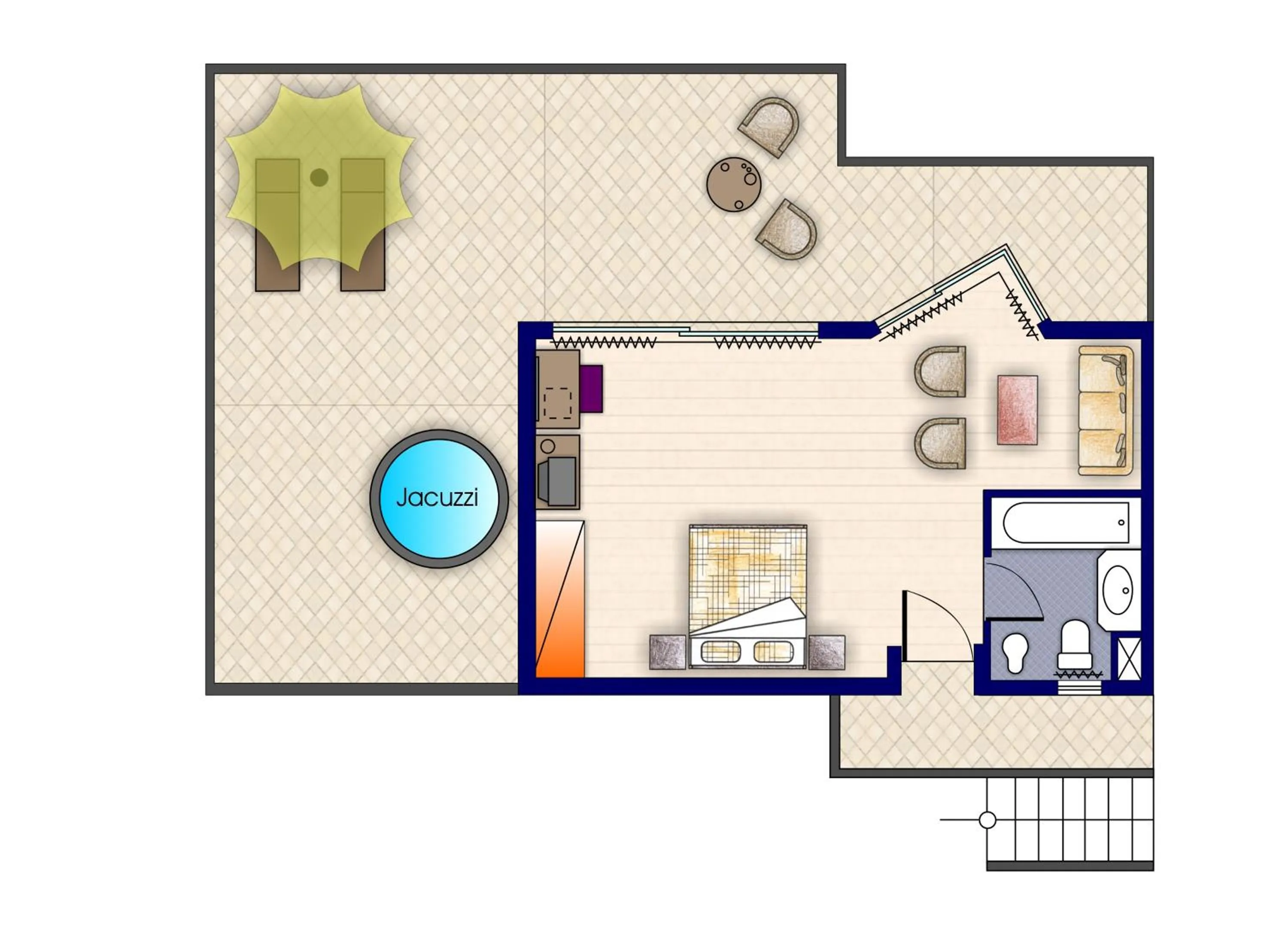Floor plan in Azia Resort & Spa