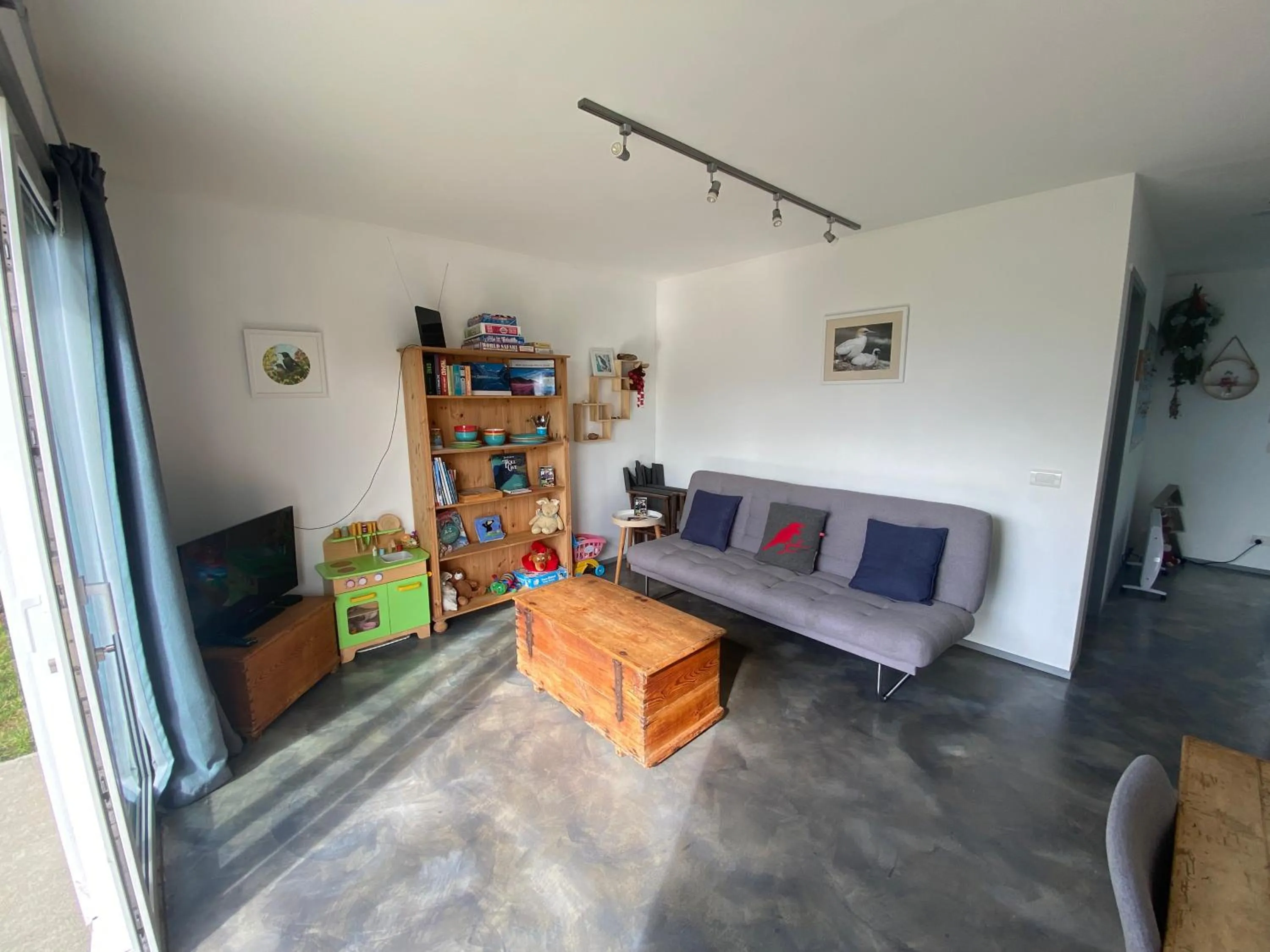 Living room in Pukeatua Farmstay