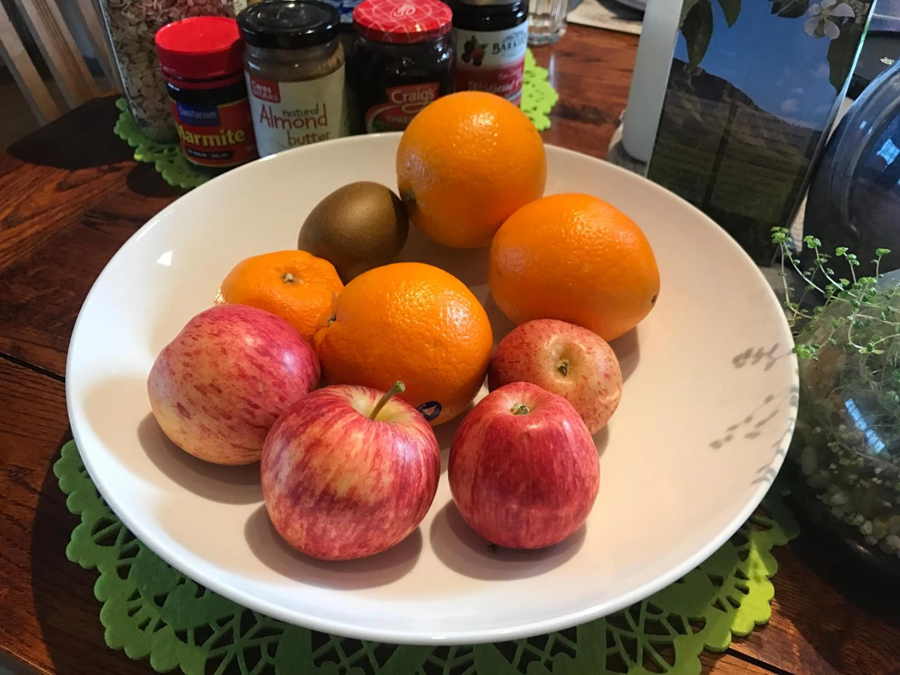 Continental breakfast in Pukeatua Farmstay