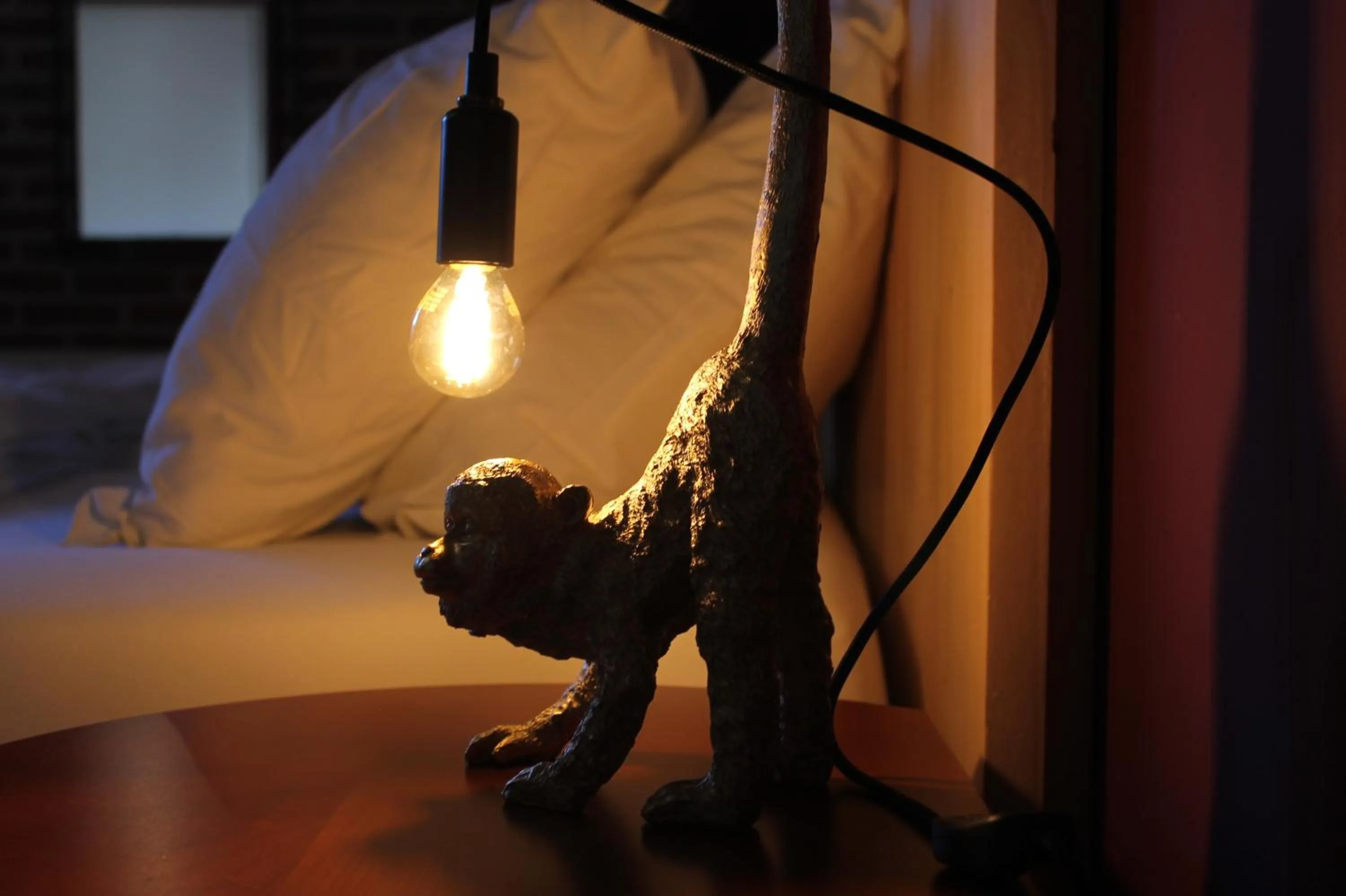 Decorative detail, Bed in Boutique Hotel Nieuw Beusink