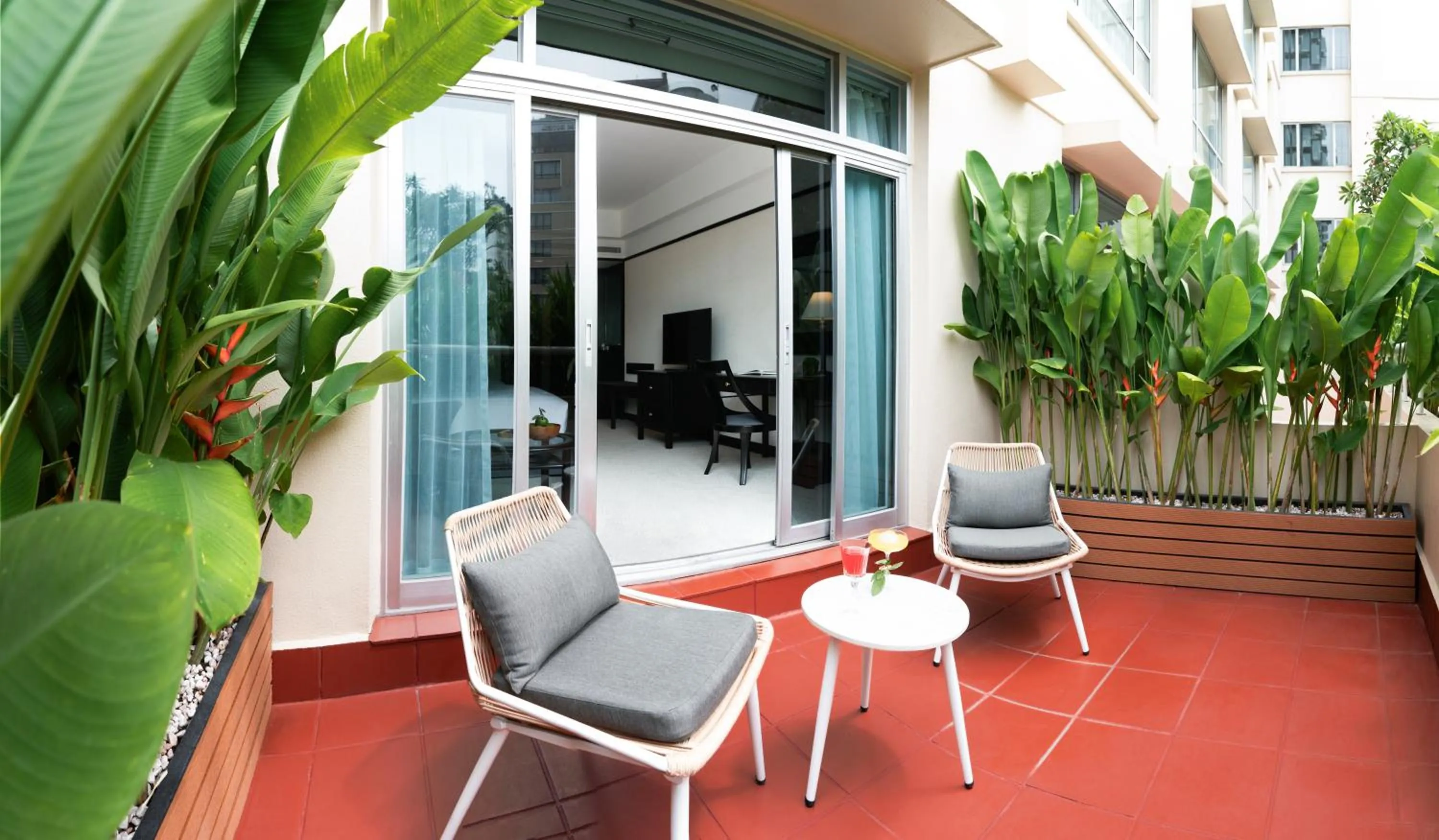 Balcony/Terrace in New World Saigon Hotel