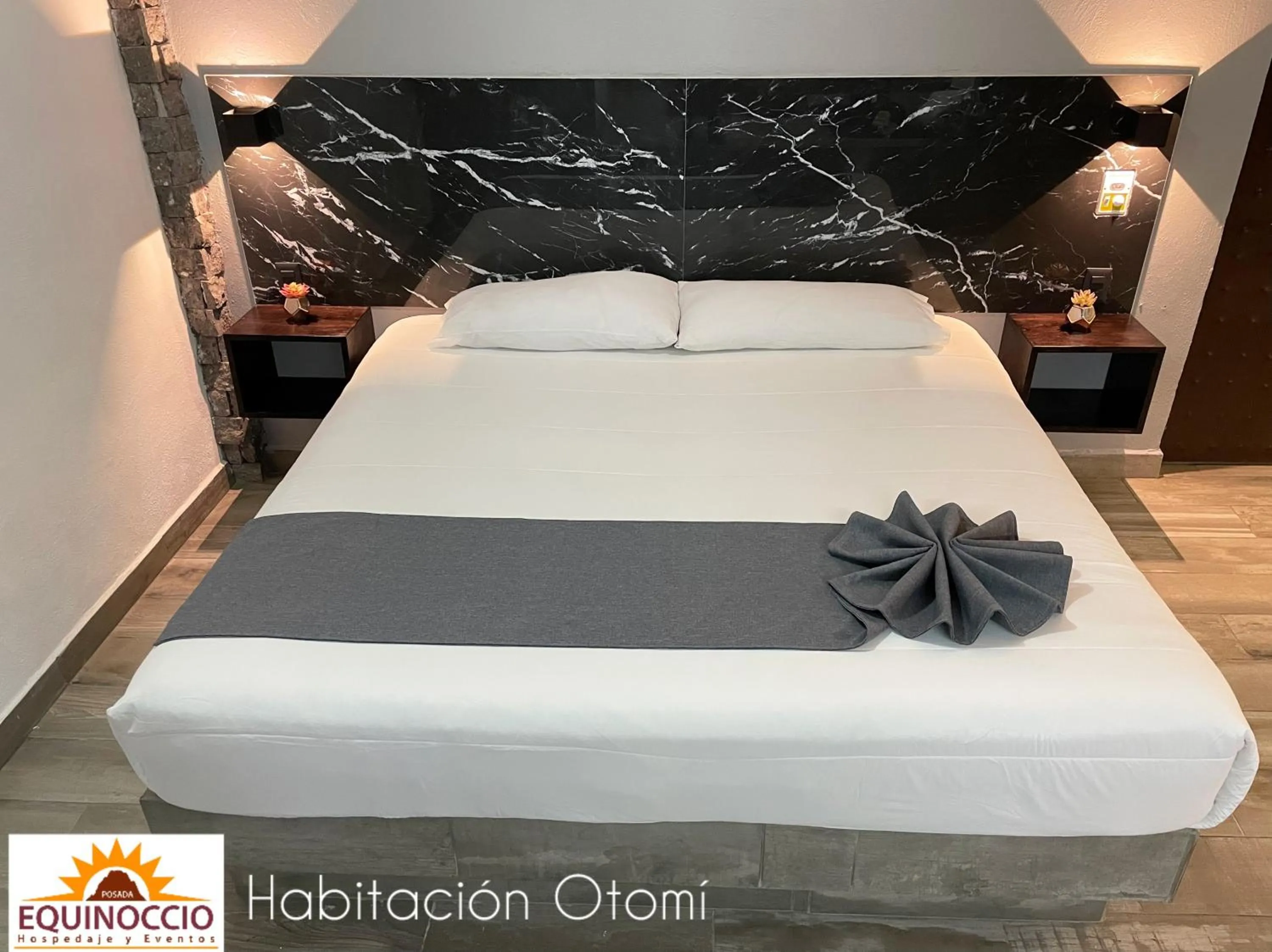 Bed in Posada Equinoccio