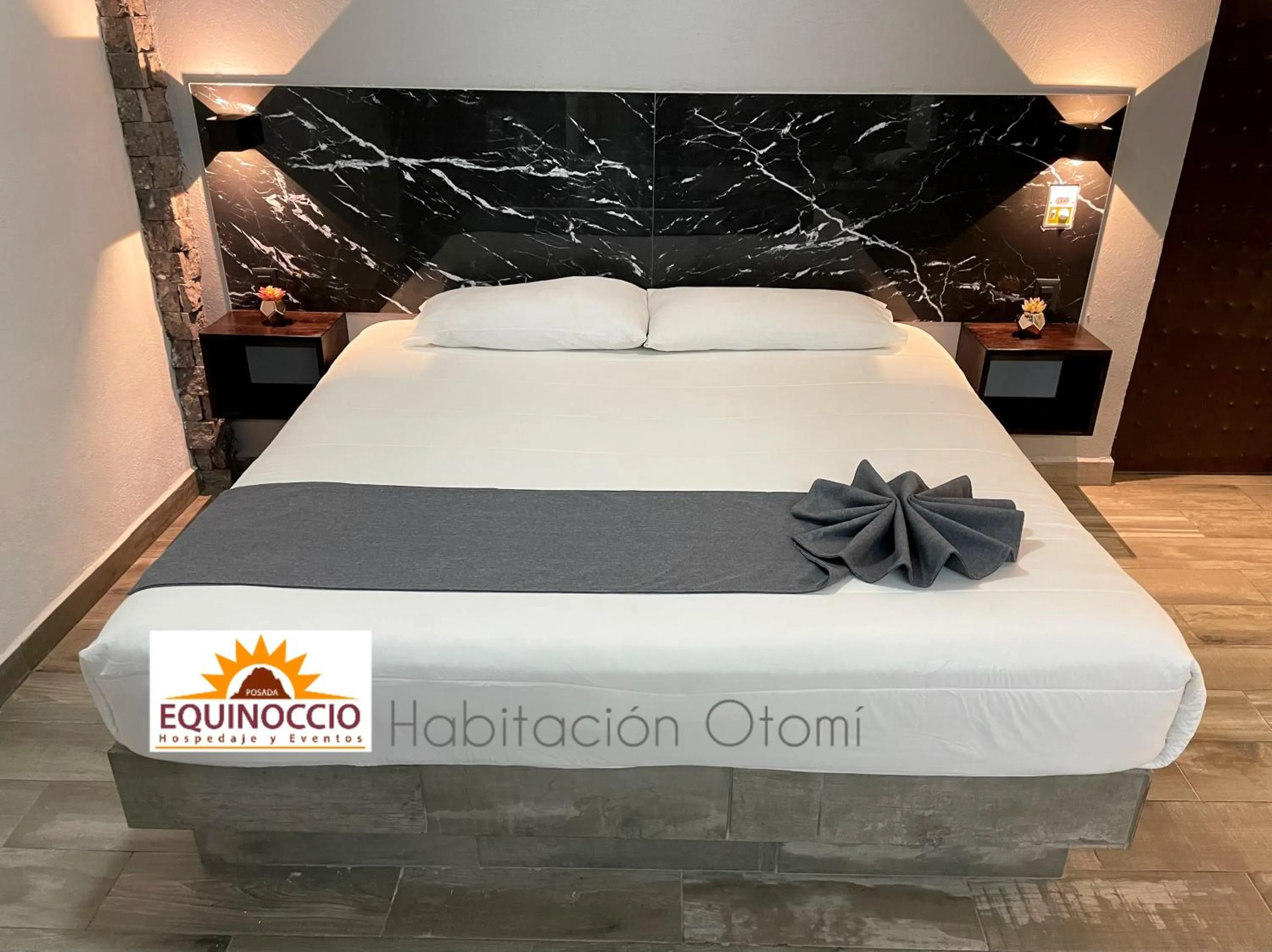 Bed in Posada Equinoccio