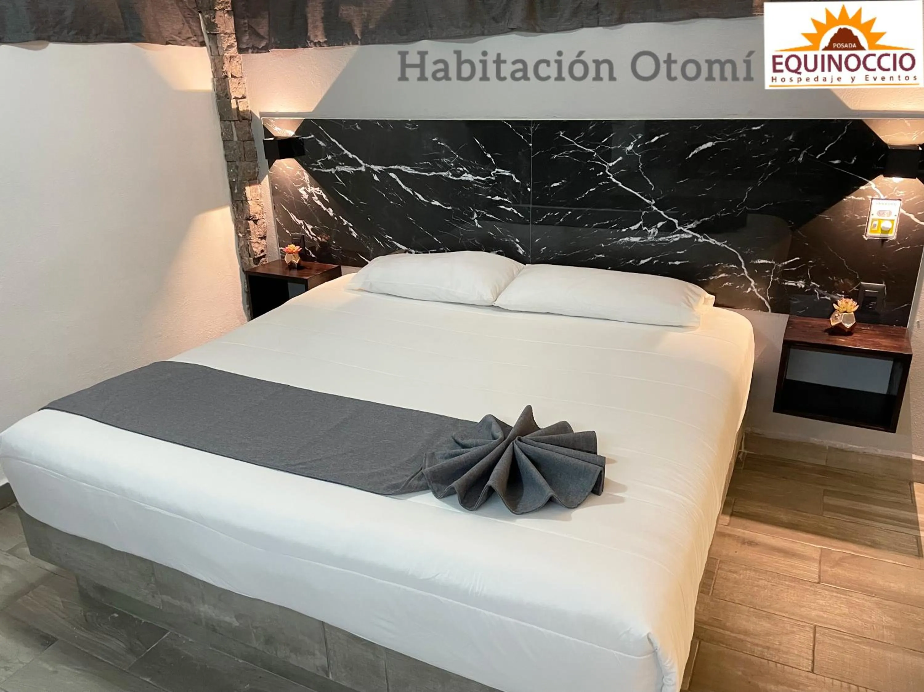 Bed in Posada Equinoccio